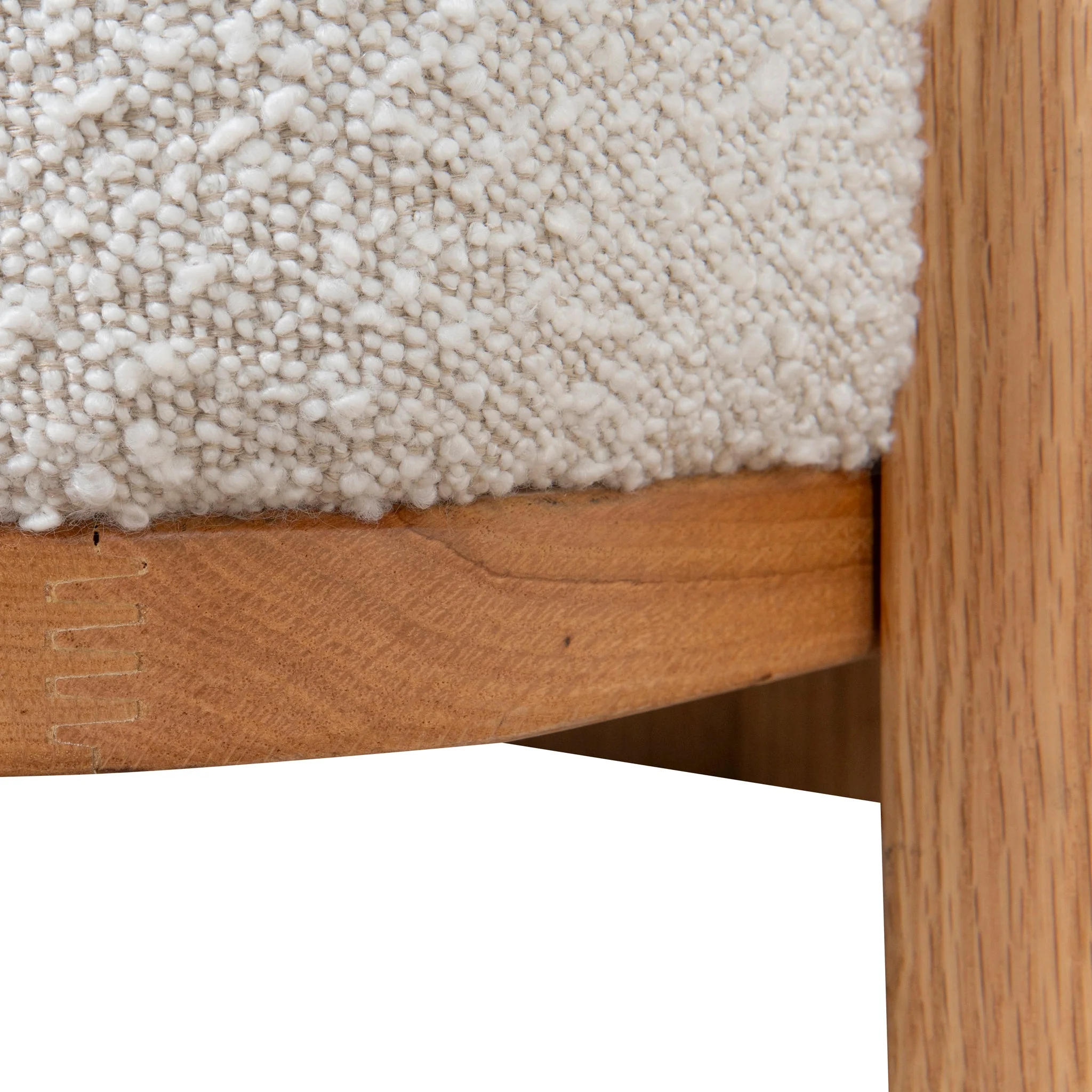CLC10134-MY Armchair - Off White Boucle - Image 14