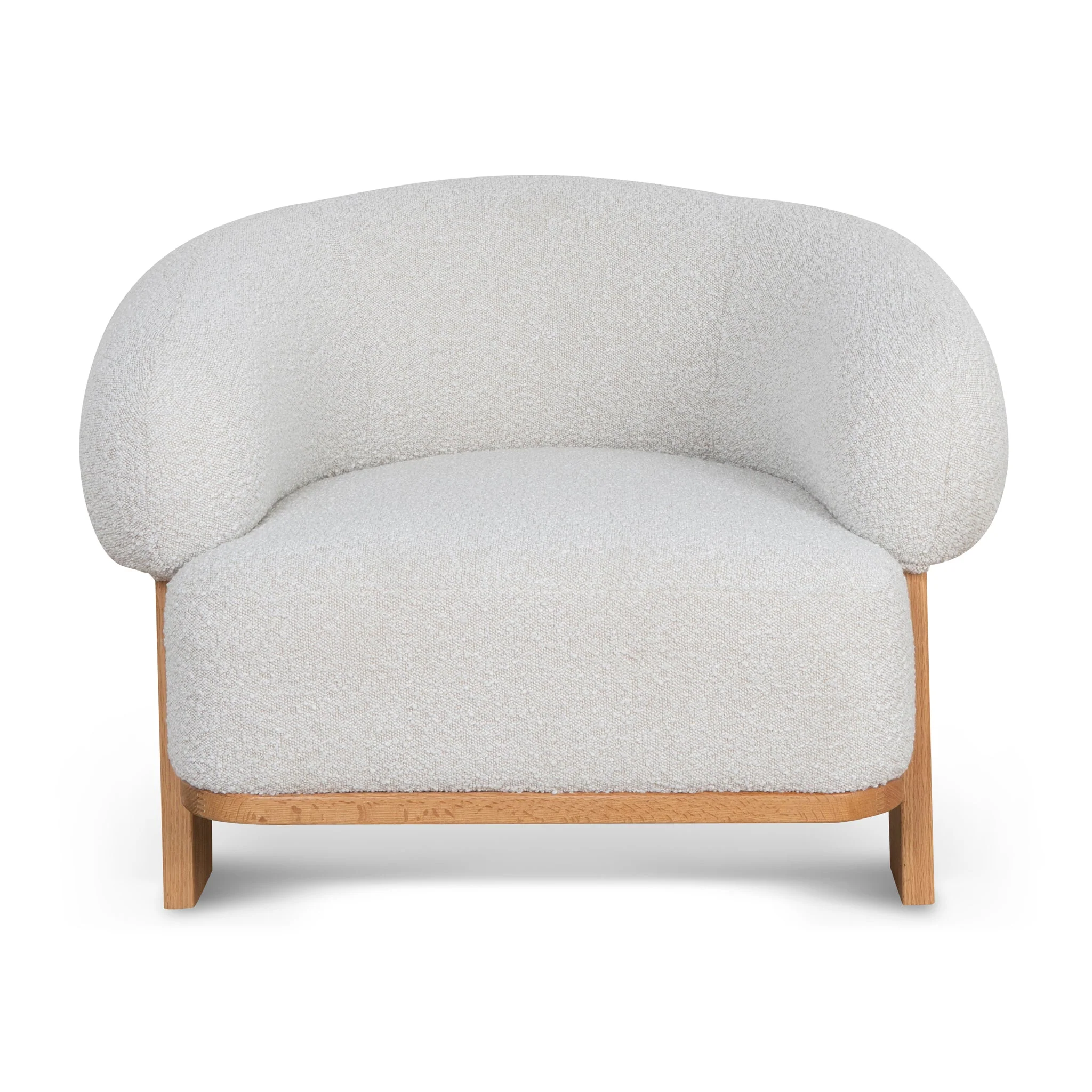 CLC10134-MY Armchair - Off White Boucle - Image 2