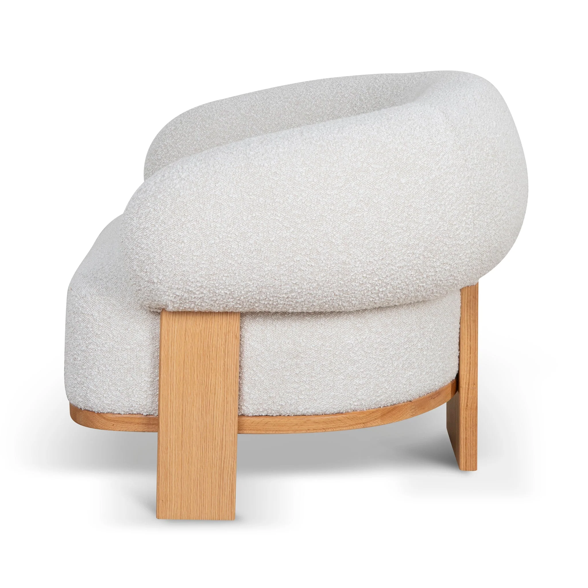 CLC10134-MY Armchair - Off White Boucle - Image 3