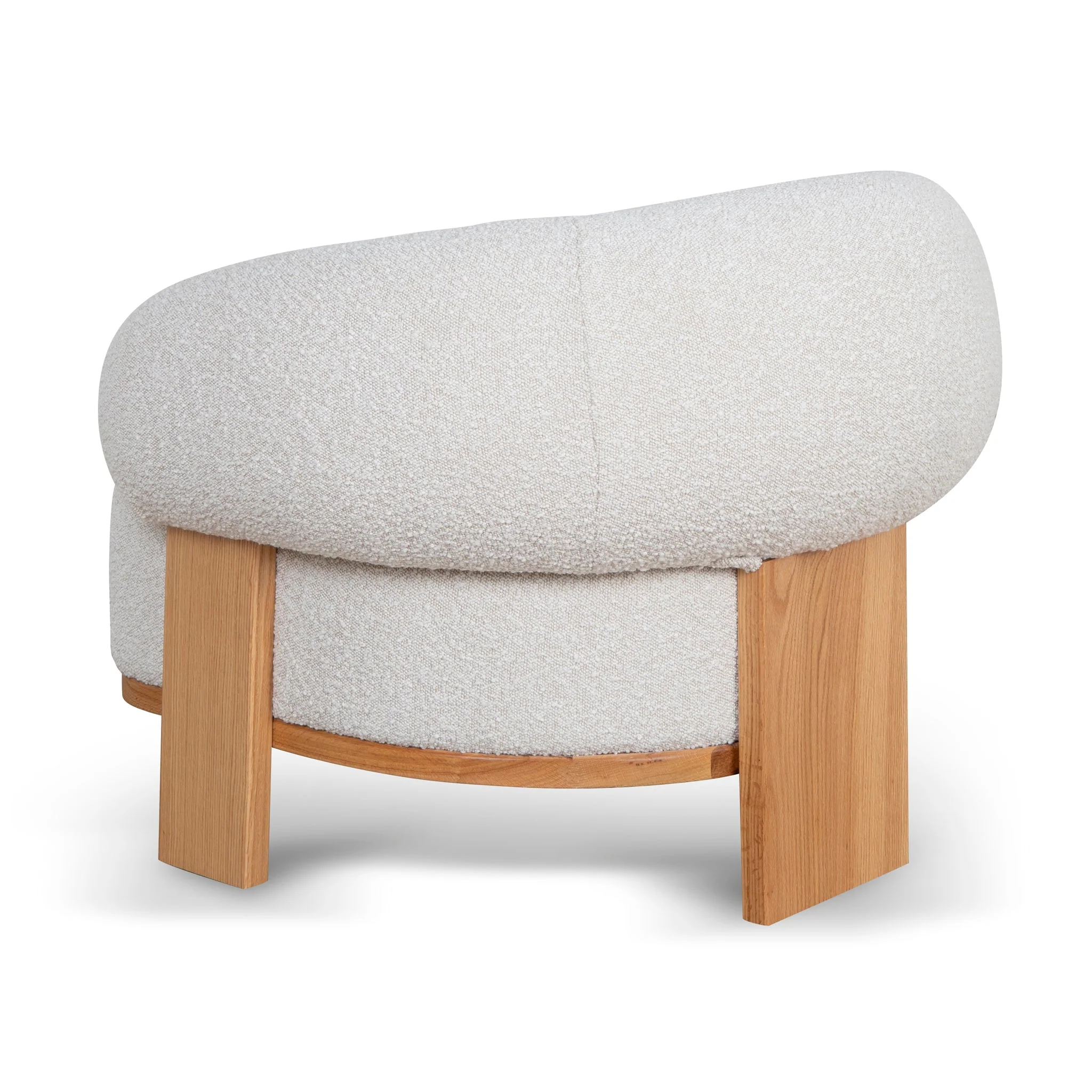 CLC10134-MY Armchair - Off White Boucle - Image 4
