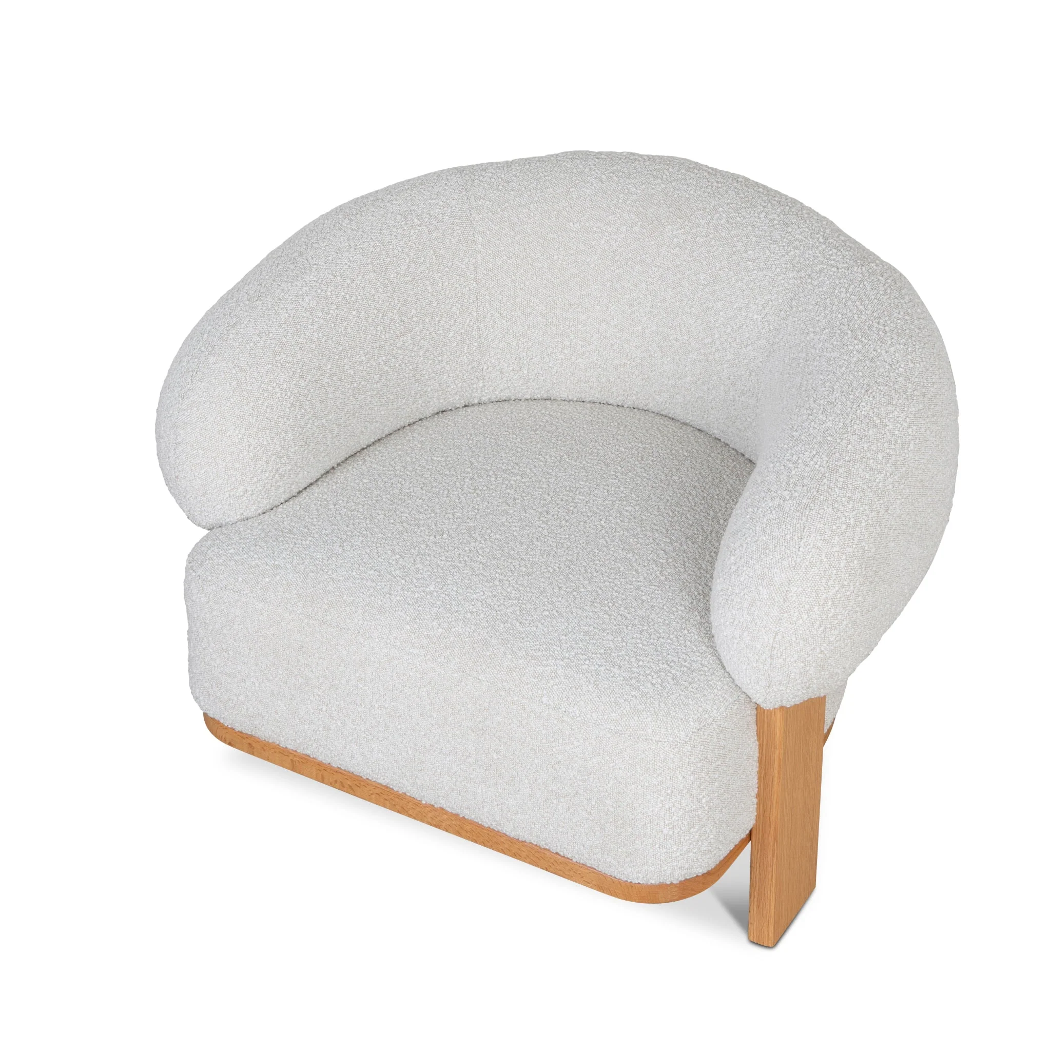 CLC10134-MY Armchair - Off White Boucle - Image 6