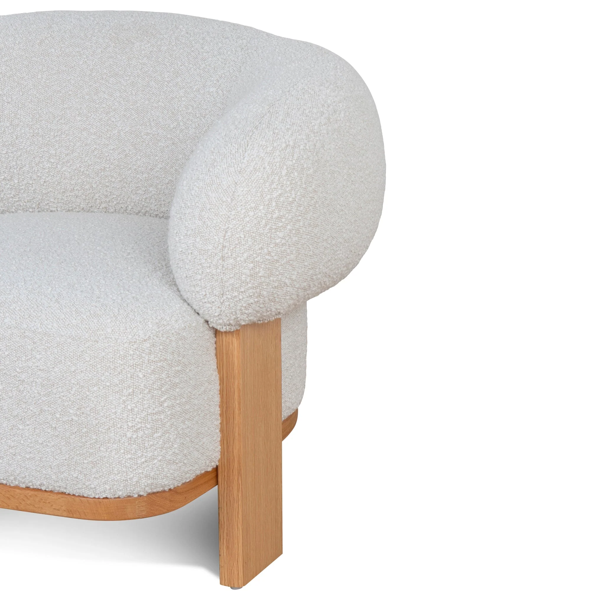 CLC10134-MY Armchair - Off White Boucle - Image 7
