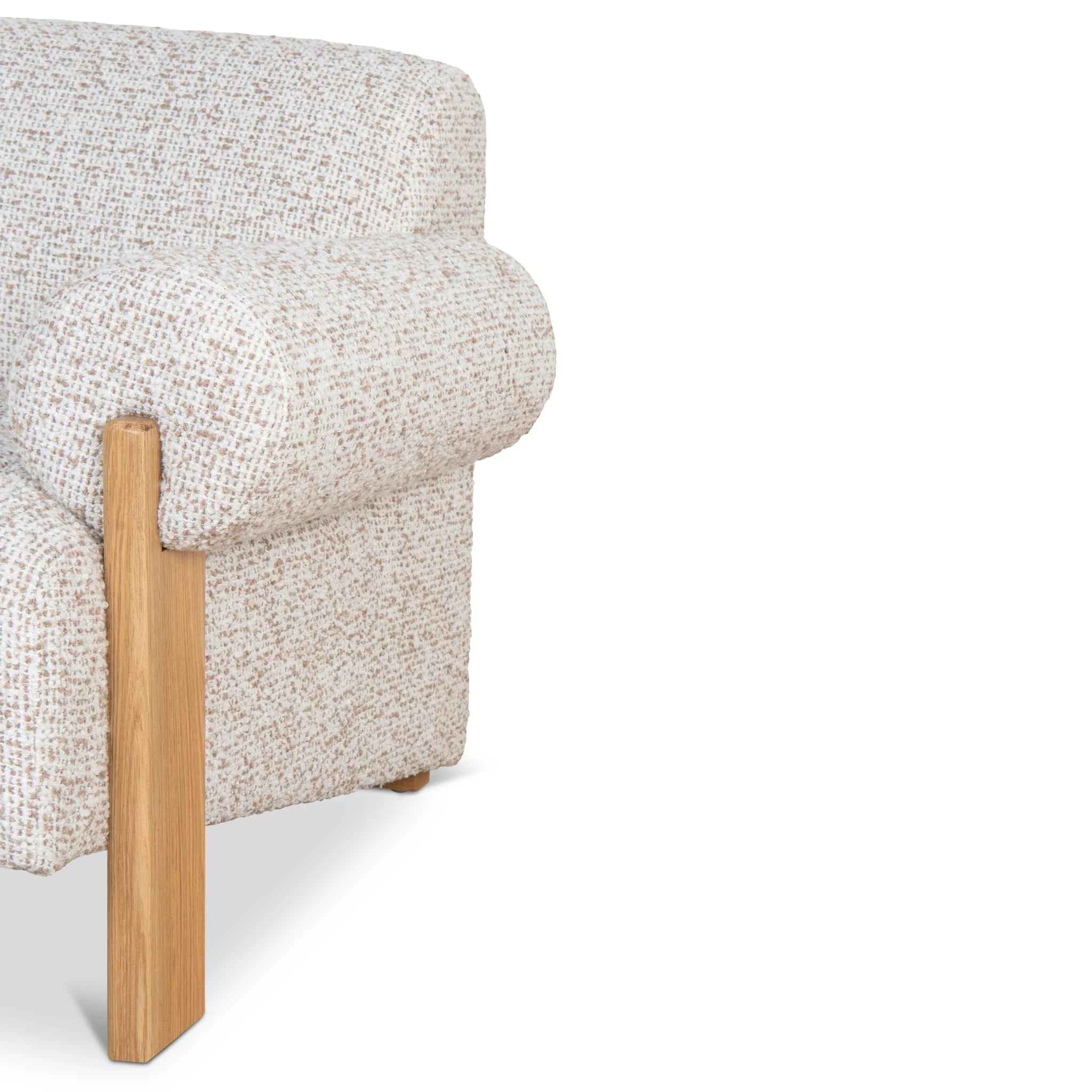 CLC10143-MY Fabric Armchair - Sand Beige - Image 13