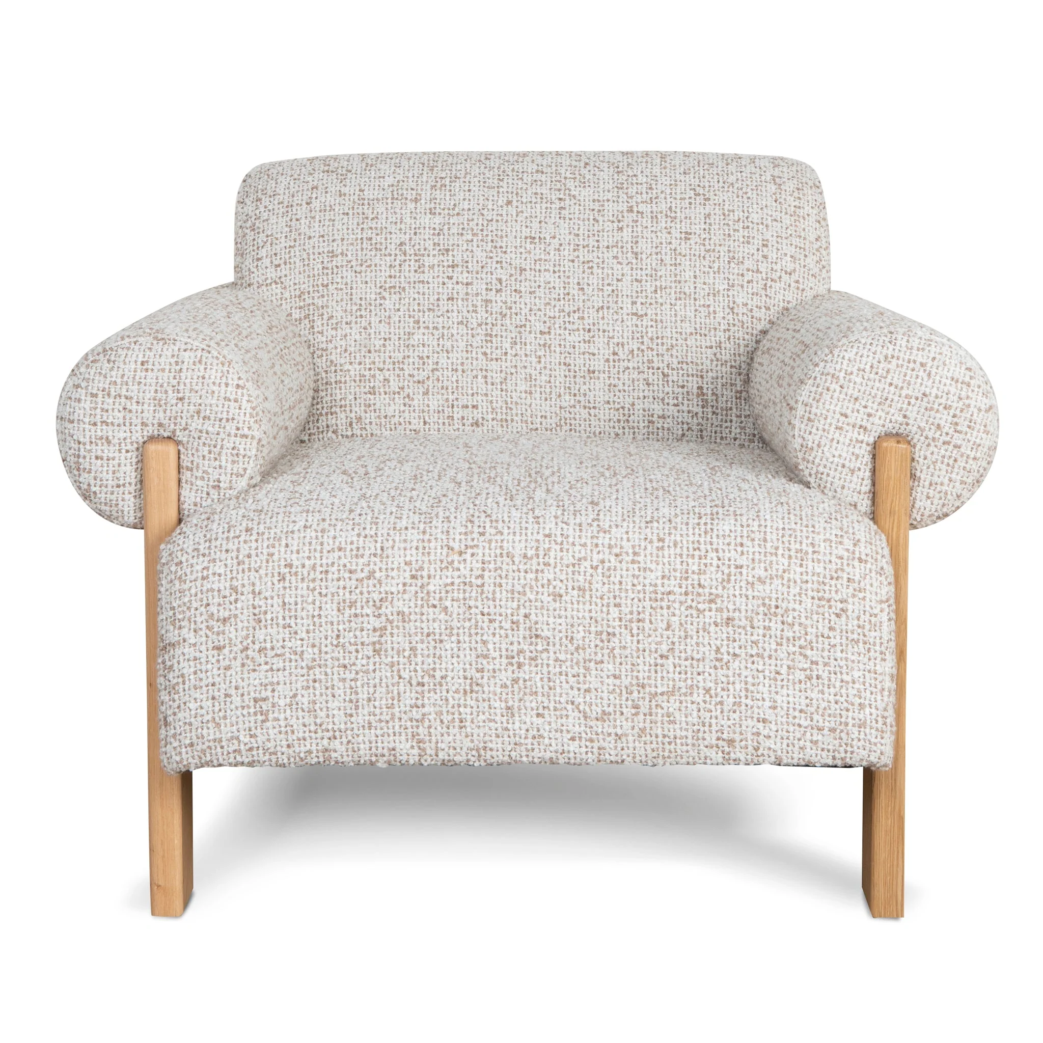 CLC10143-MY Fabric Armchair - Sand Beige - Image 2