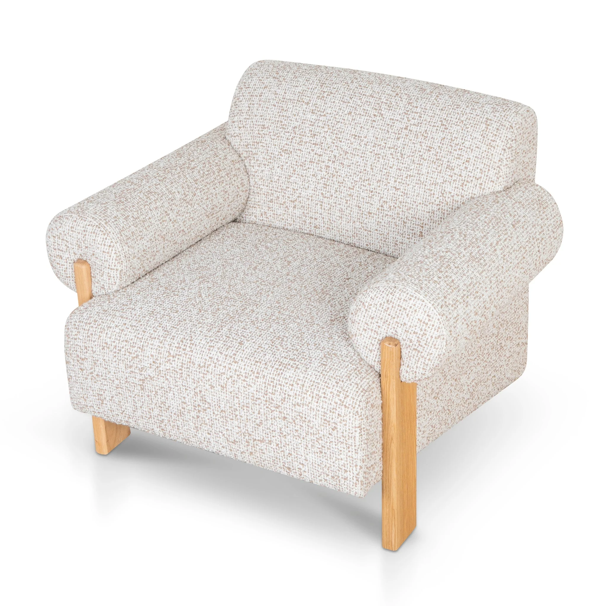CLC10143-MY Fabric Armchair - Sand Beige - Image 6