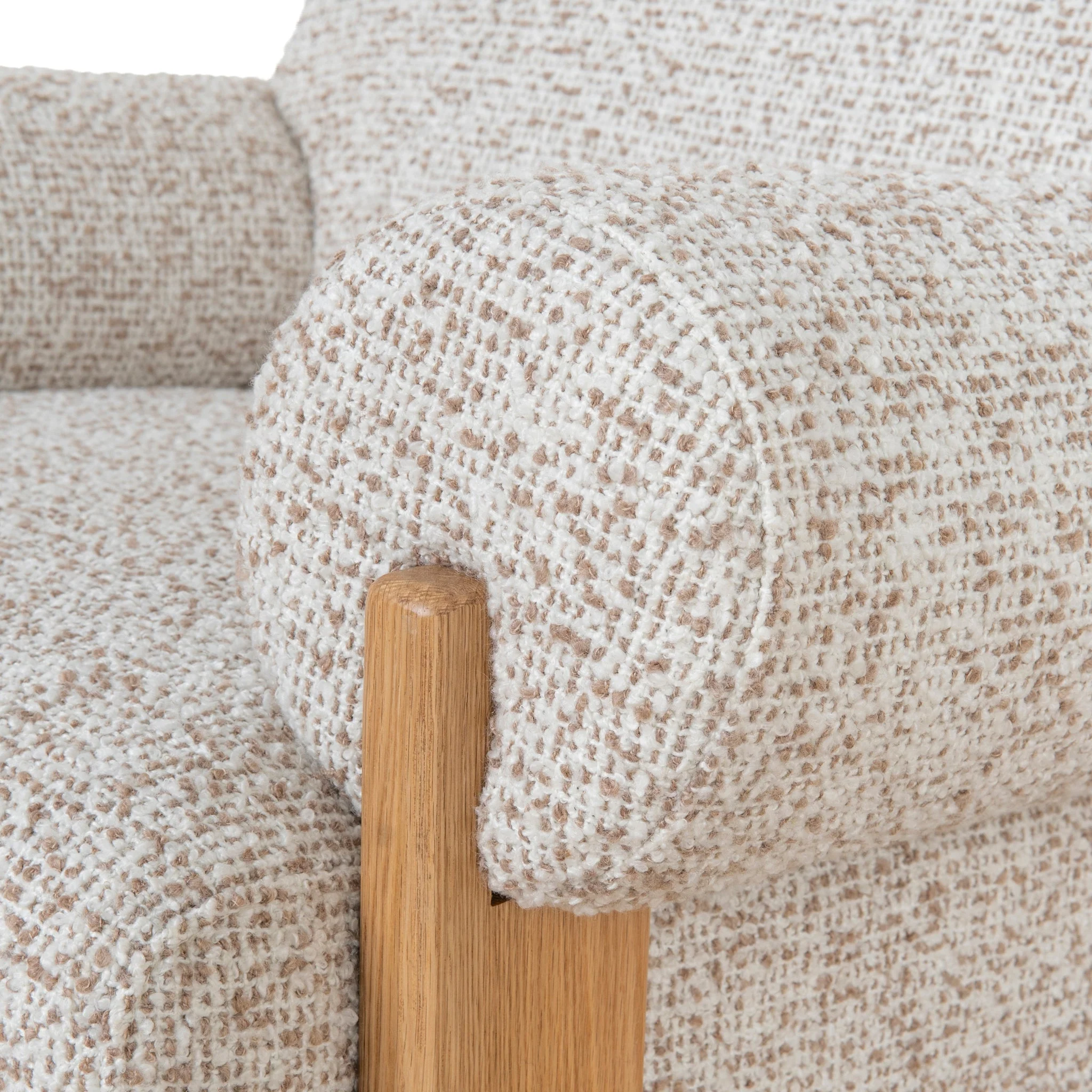 CLC10143-MY Fabric Armchair - Sand Beige - Image 8
