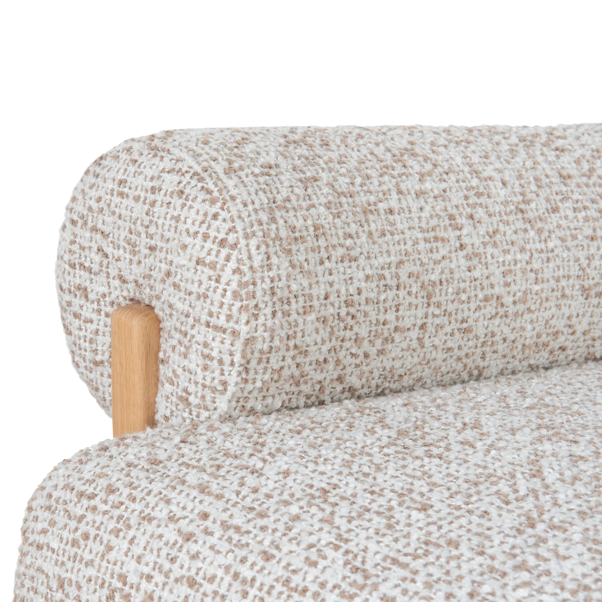 CLC10143-MY Fabric Armchair - Sand Beige - Image 9