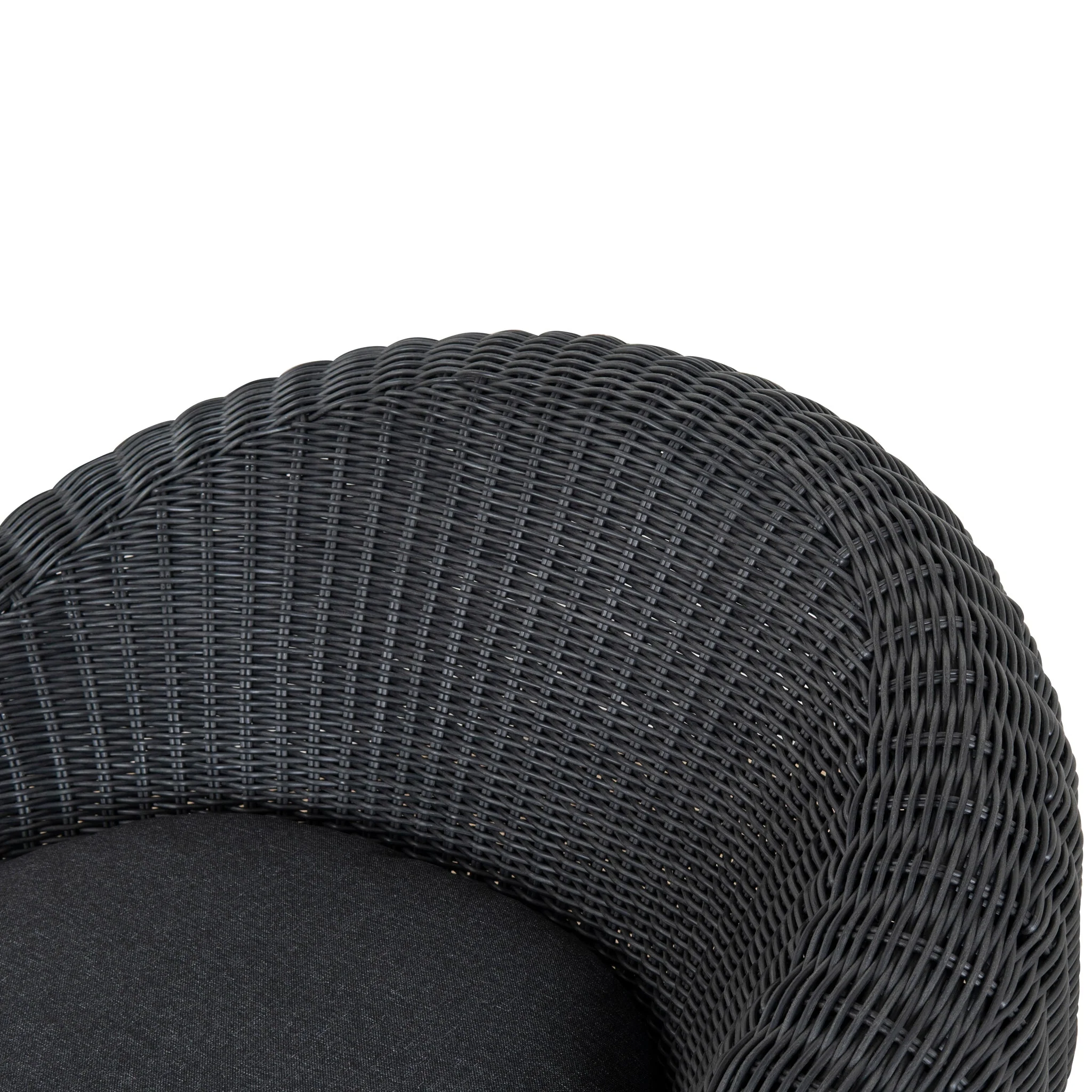 CLC10163-EM Outdoor Lounge Chair - Full Black - Image 10