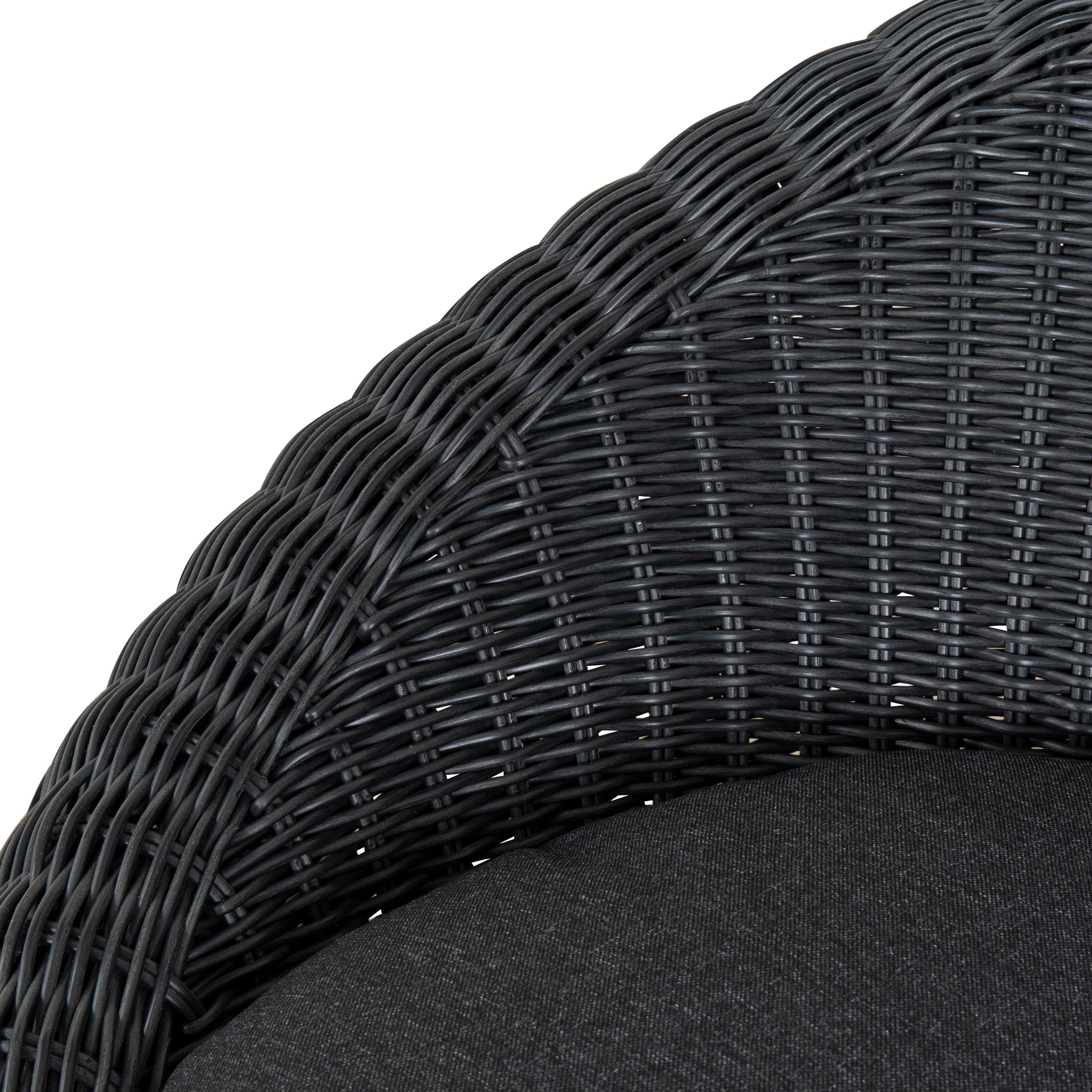 CLC10163-EM Outdoor Lounge Chair - Full Black - Image 11