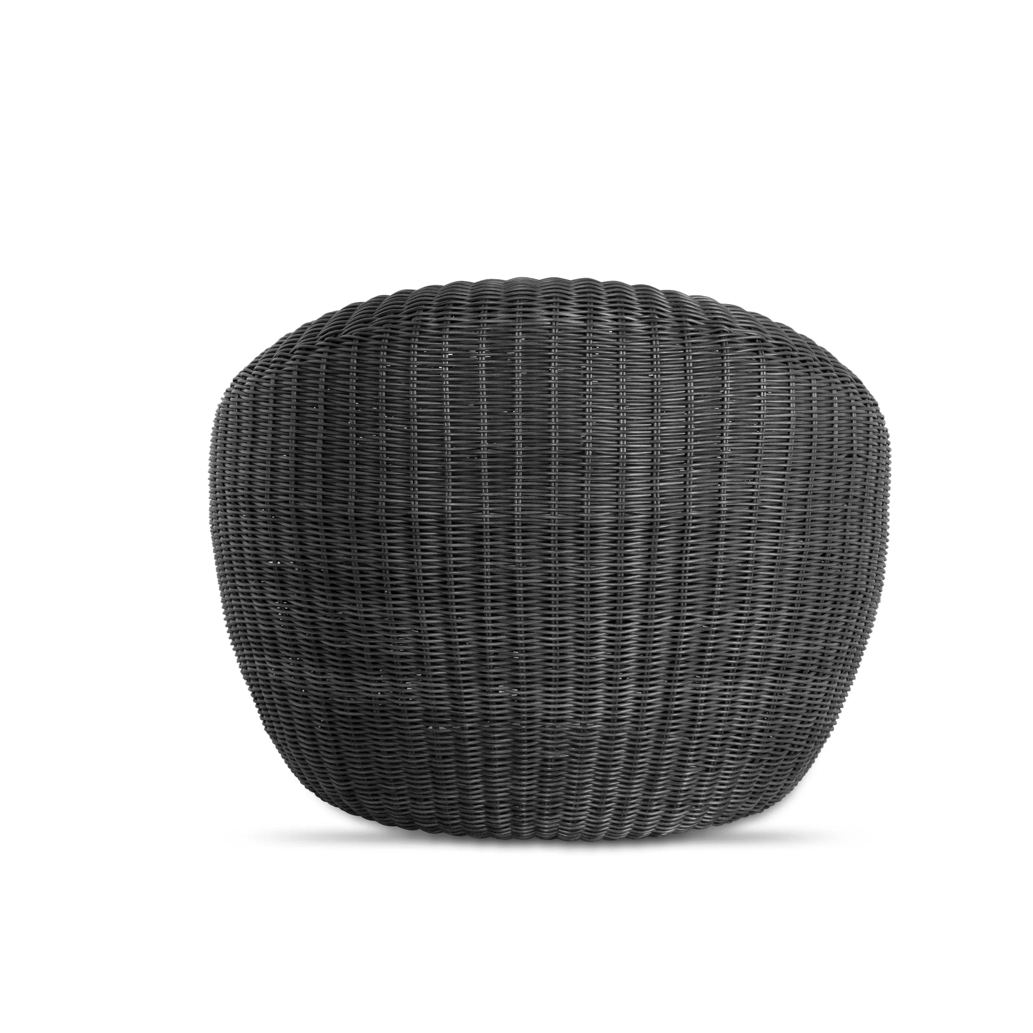 CLC10163-EM Outdoor Lounge Chair - Full Black - Image 5