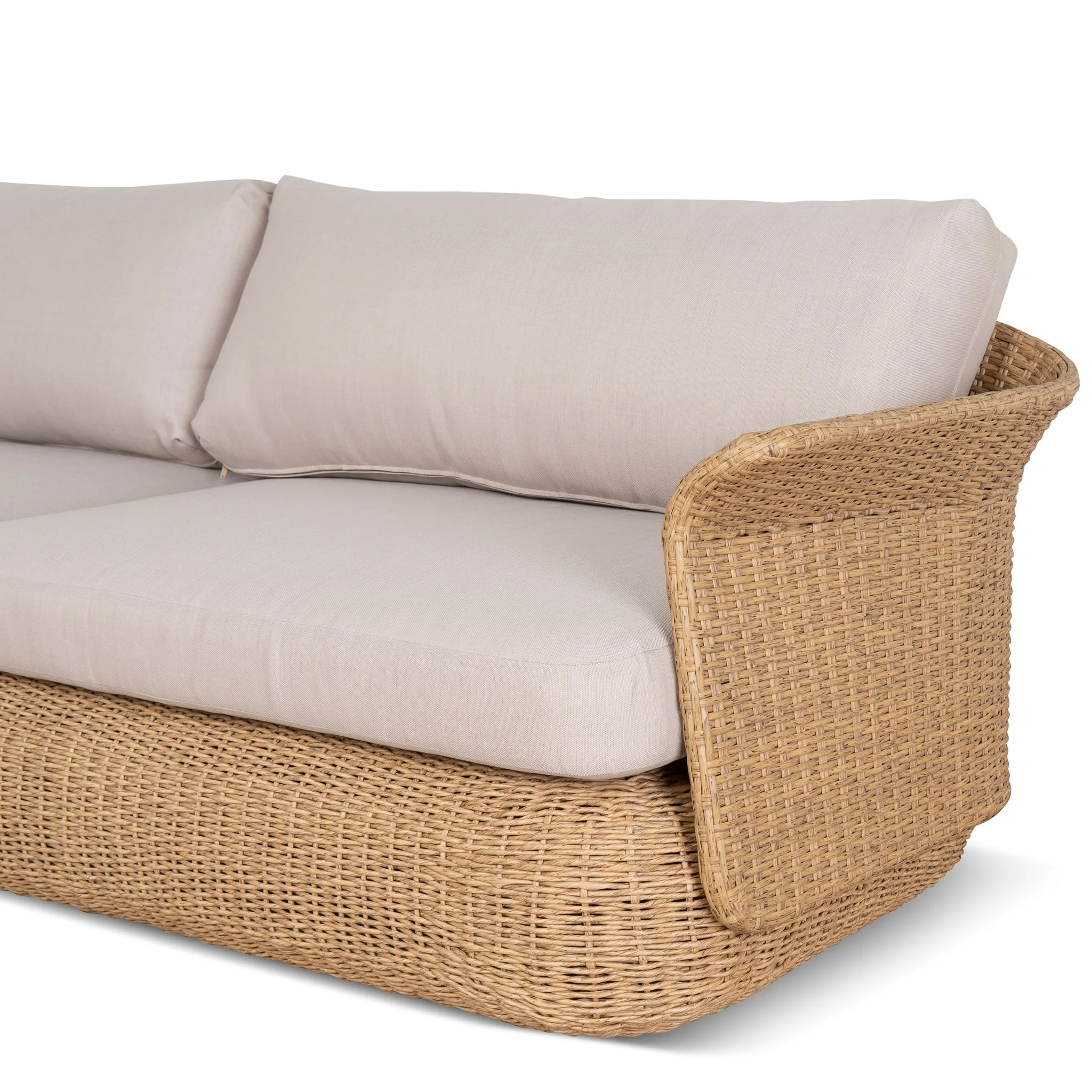 CLC10164-EM Outdoor 3 Seater Sofa - Natural Taupe - Image 6