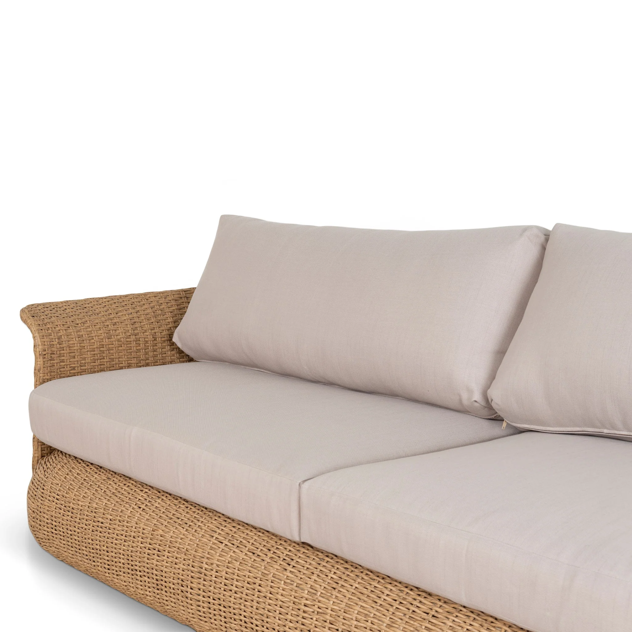 CLC10164-EM Outdoor 3 Seater Sofa - Natural Taupe - Image 7