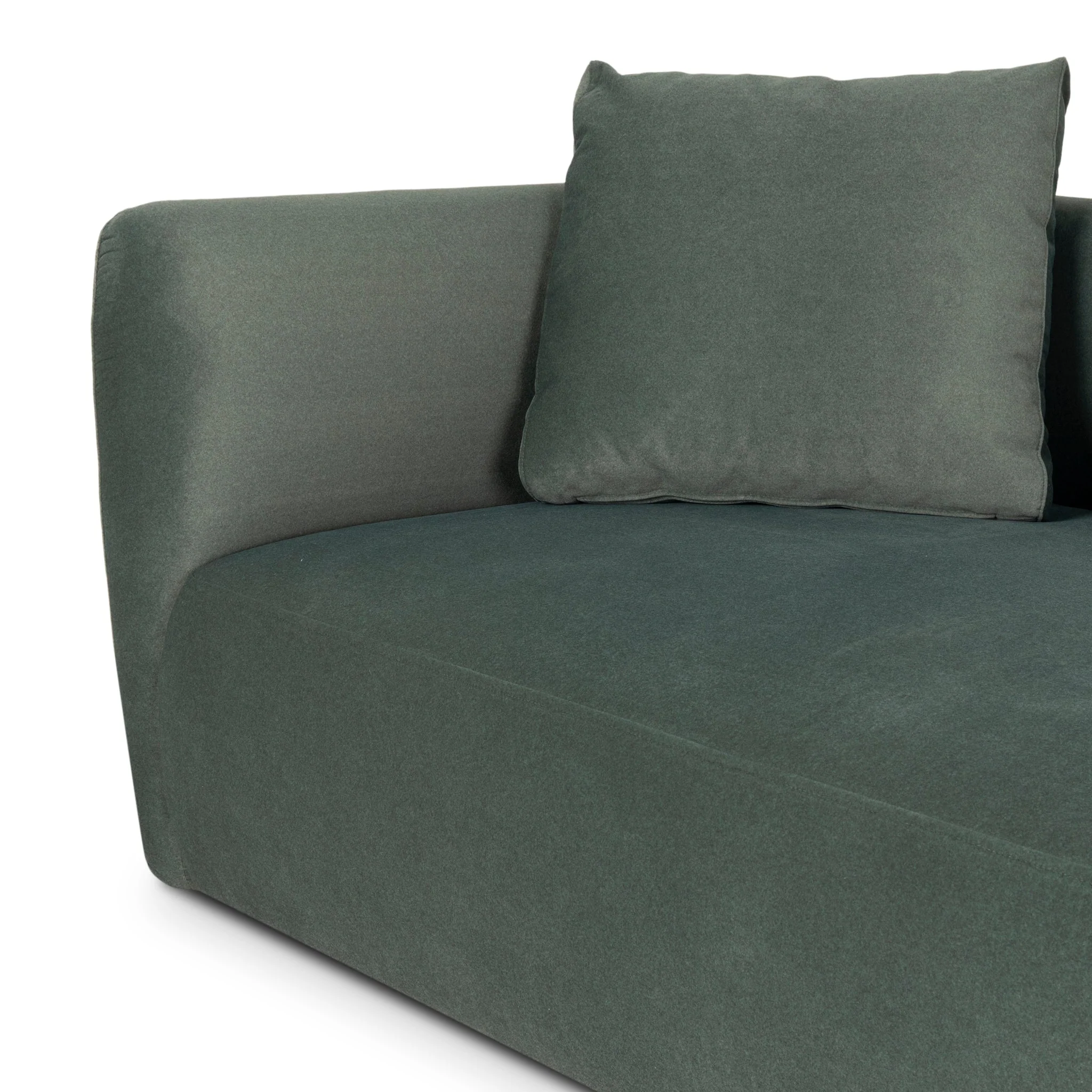 CLC10198-YY 3 Seater Fabric Sofa - Burnt Green - Image 10