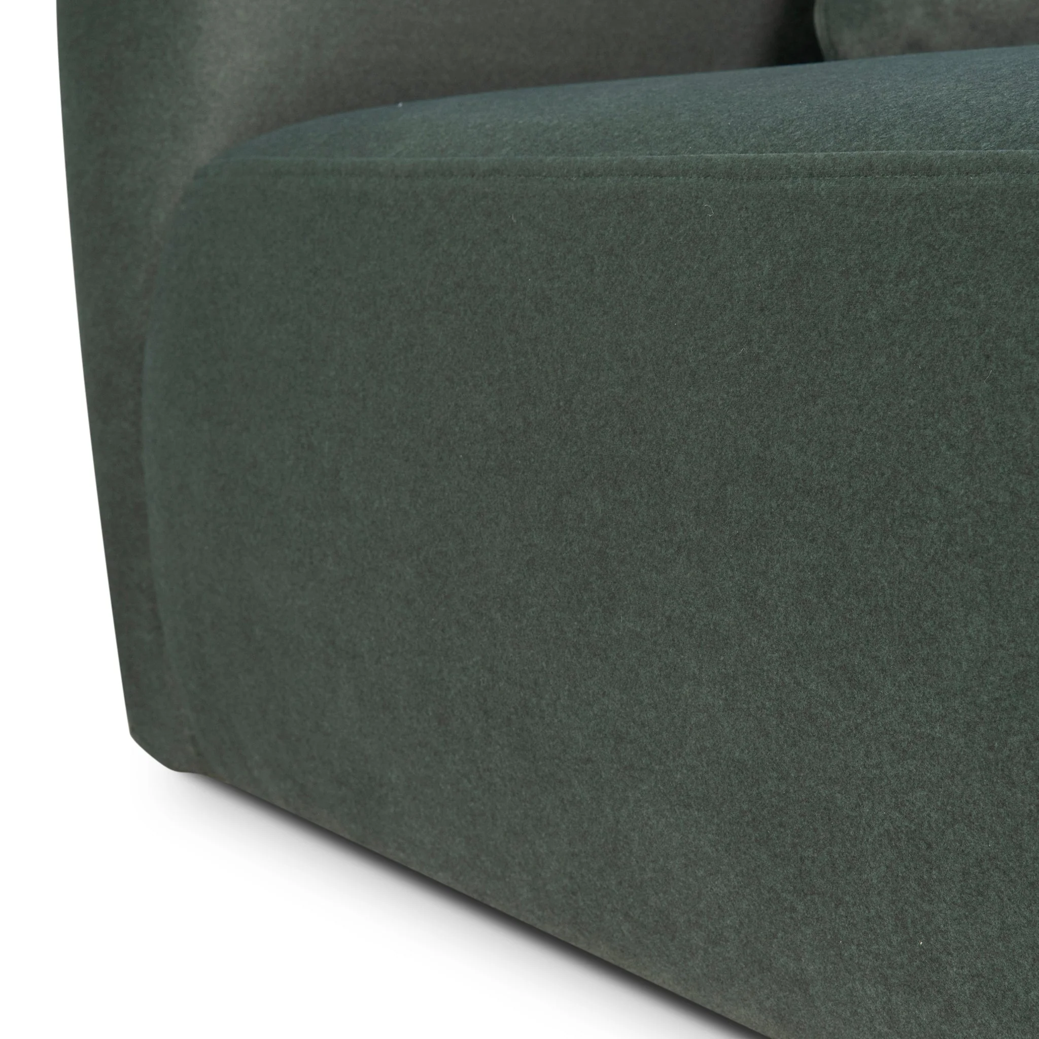CLC10198-YY 3 Seater Fabric Sofa - Burnt Green - Image 14