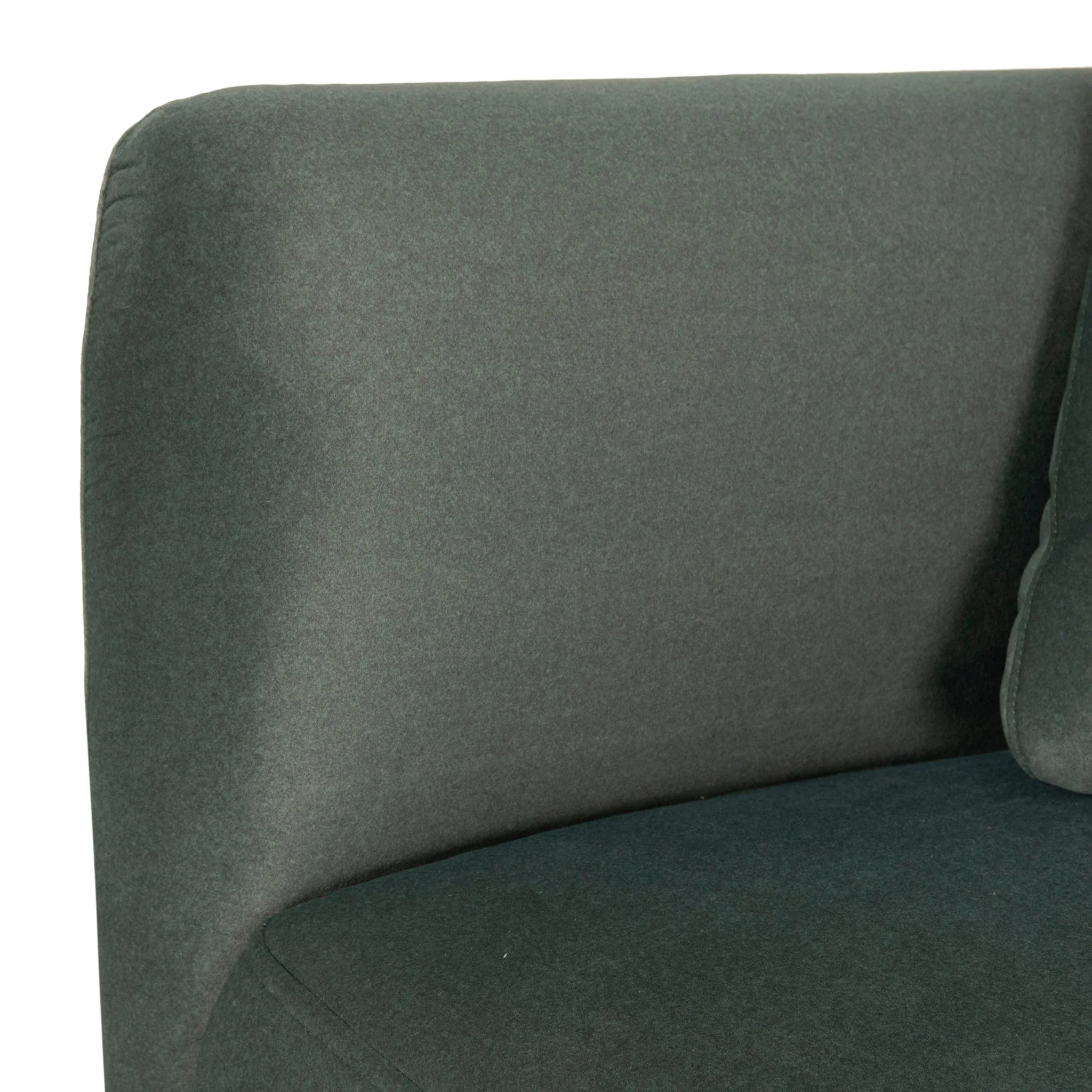 CLC10198-YY 3 Seater Fabric Sofa - Burnt Green - Image 16