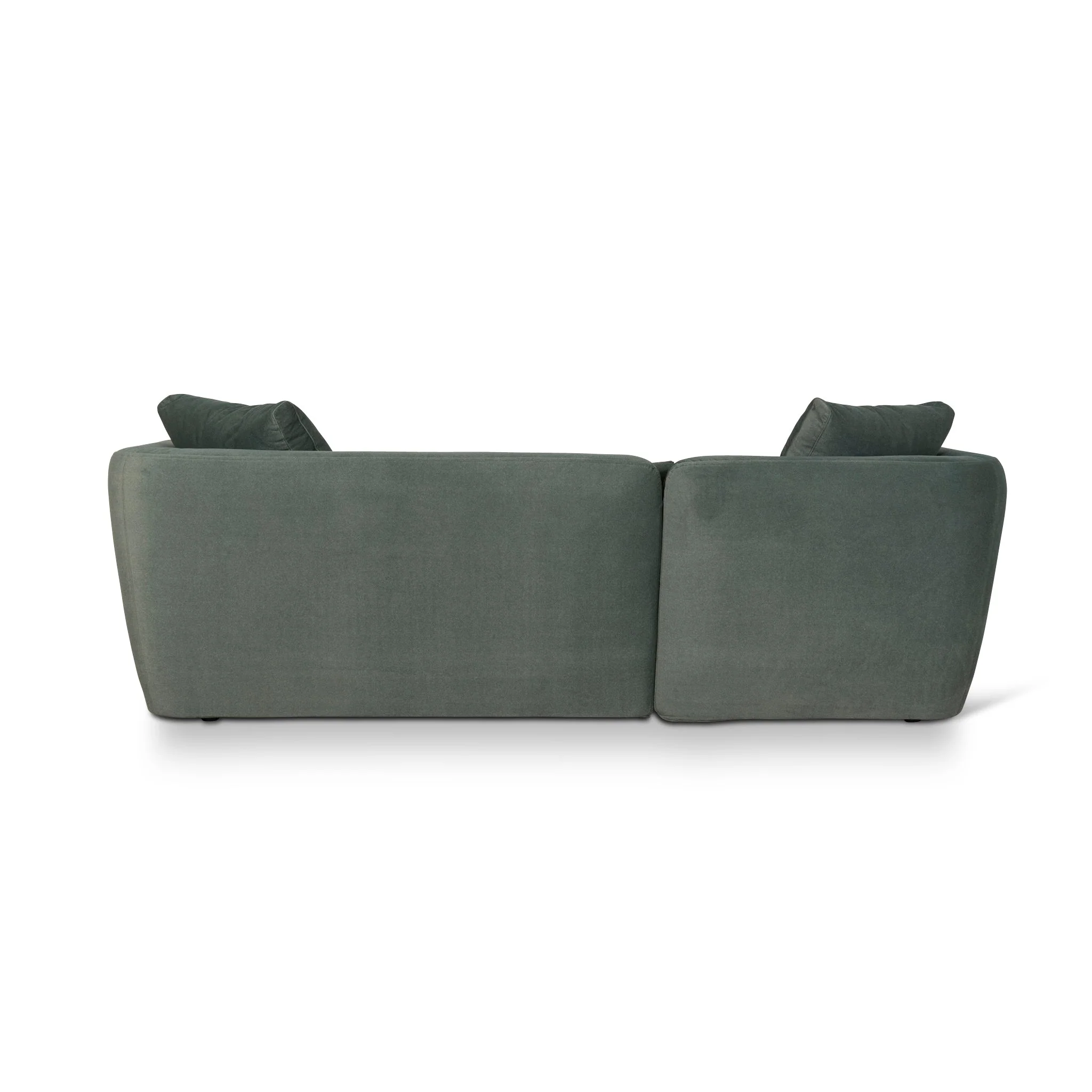 CLC10198-YY 3 Seater Fabric Sofa - Burnt Green - Image 5