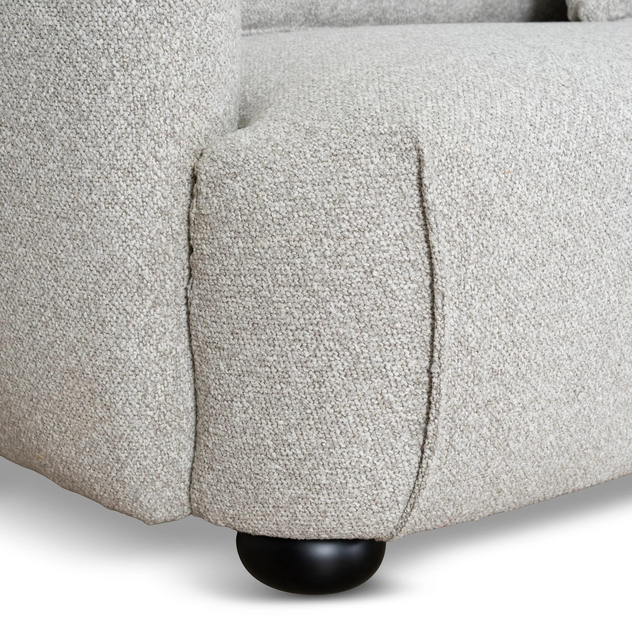 CLC10203-CA 3 Seater Right Chaise Sofa - Clay Grey - Image 13
