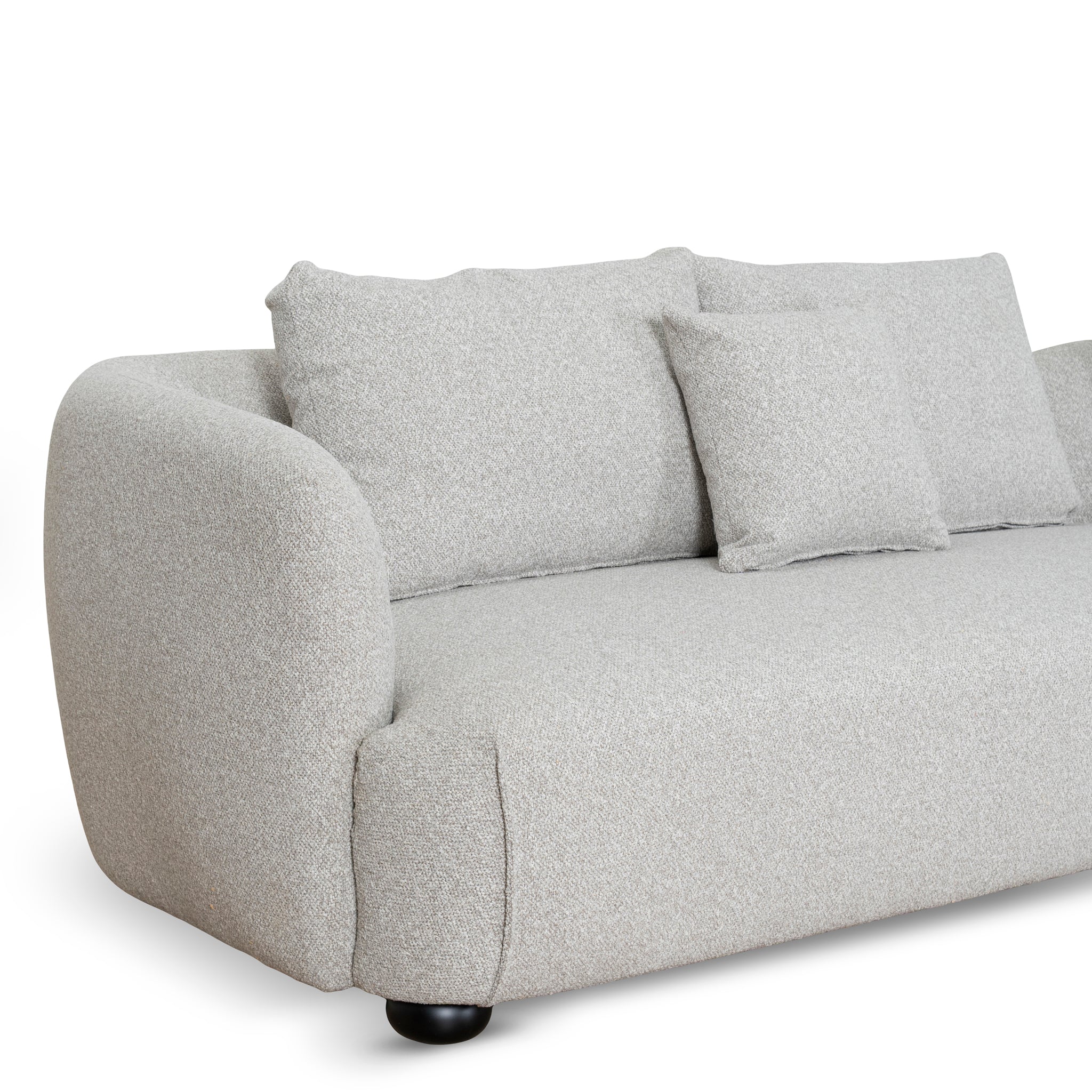 CLC10203-CA 3 Seater Right Chaise Sofa - Clay Grey - Image 7