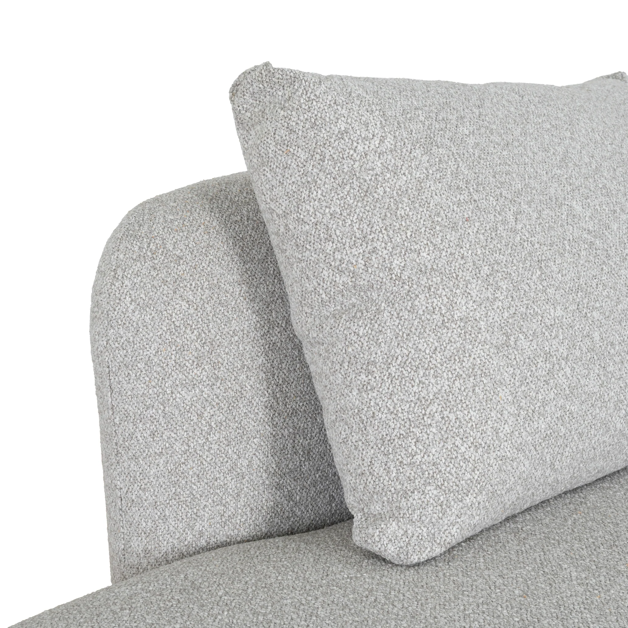 CLC10204-CA 3 Seater Left Chaise Sofa - Clay Grey - Image 14