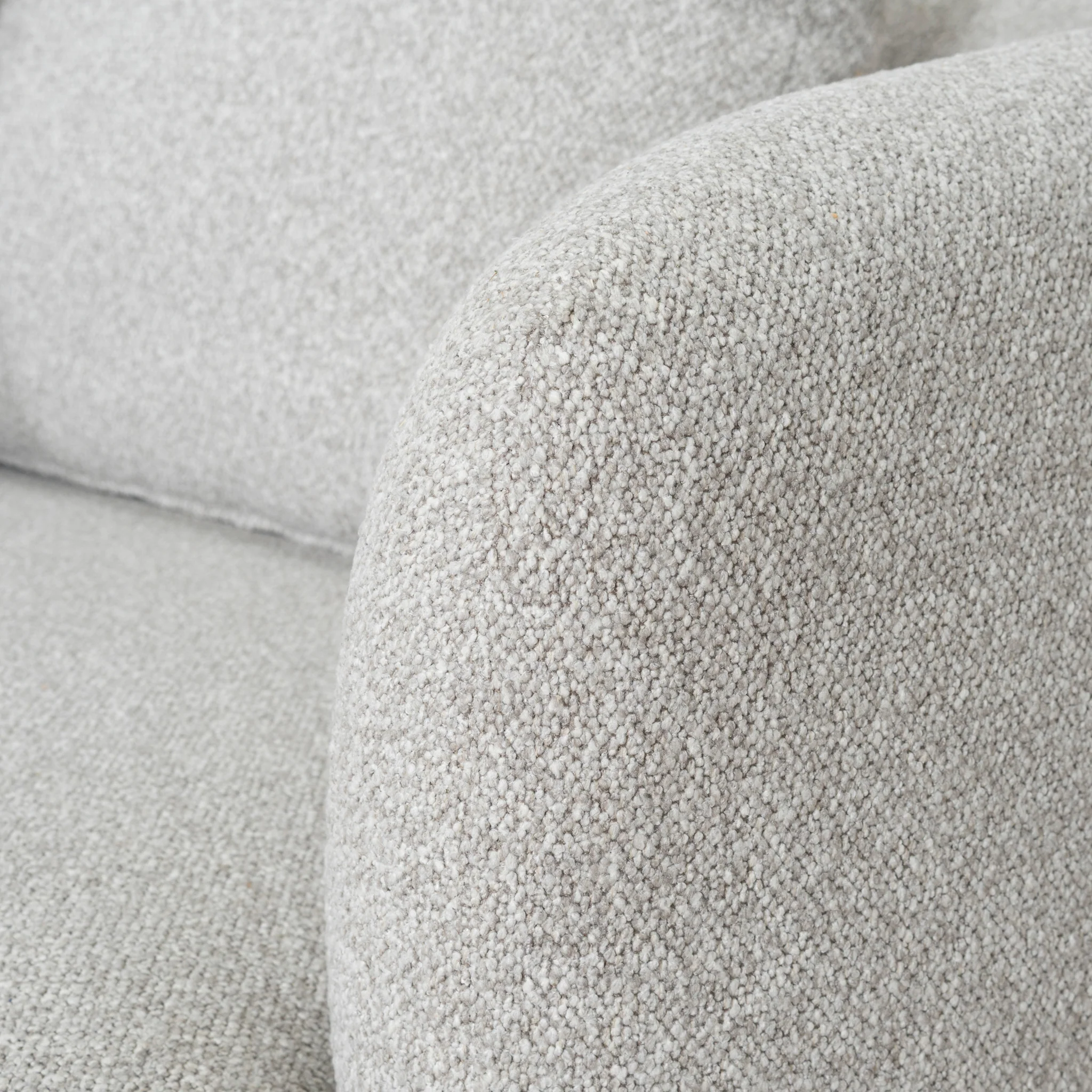 CLC10204-CA 3 Seater Left Chaise Sofa - Clay Grey - Image 19