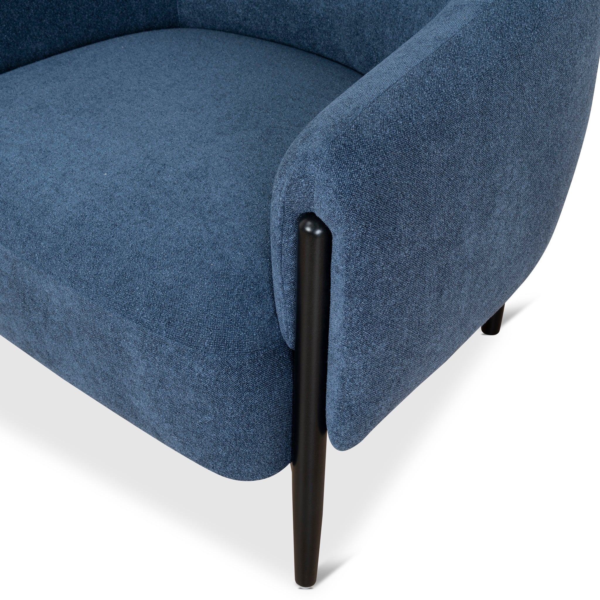 CLC10236-KSO Fabric Armchair - Navy Blue - Image 14