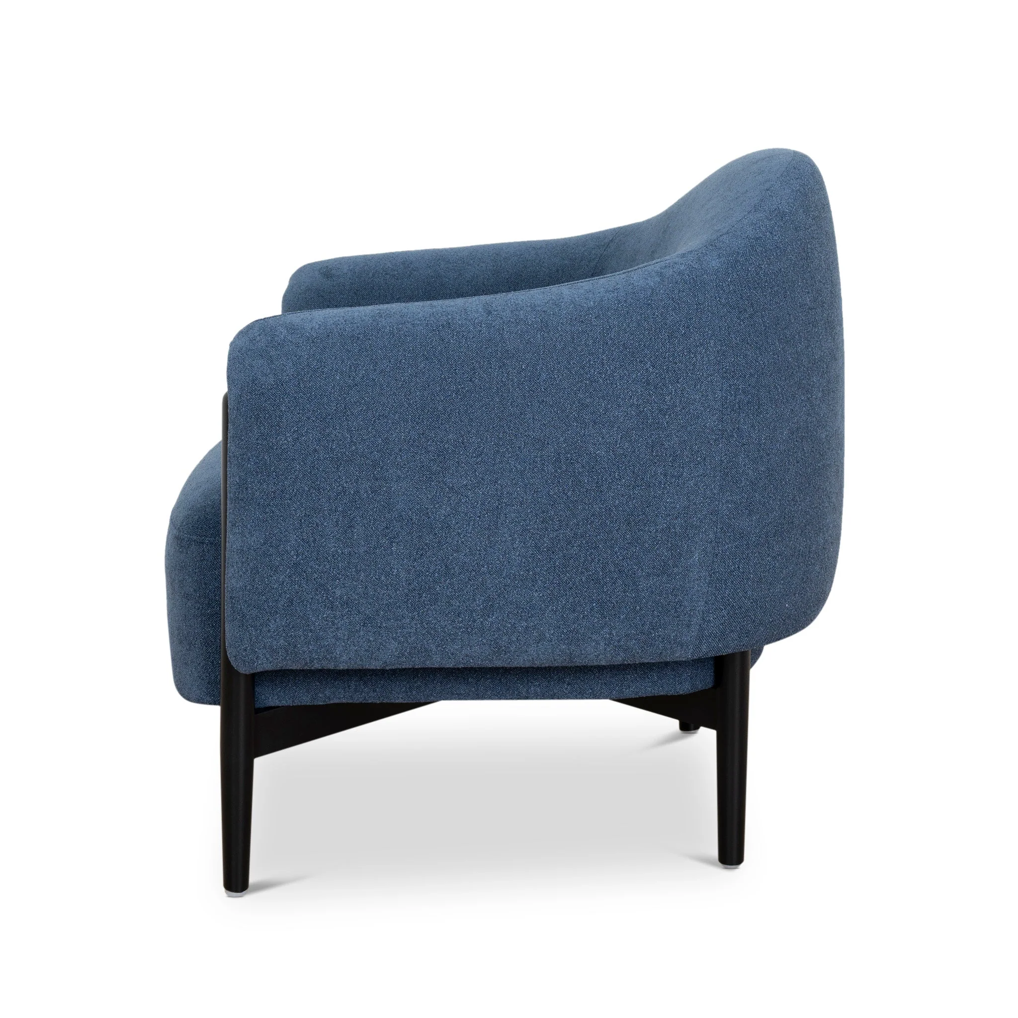 CLC10236-KSO Fabric Armchair - Navy Blue - Image 3