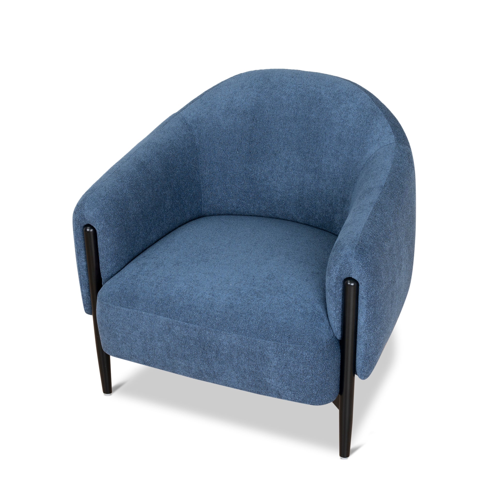 CLC10236-KSO Fabric Armchair - Navy Blue - Image 7
