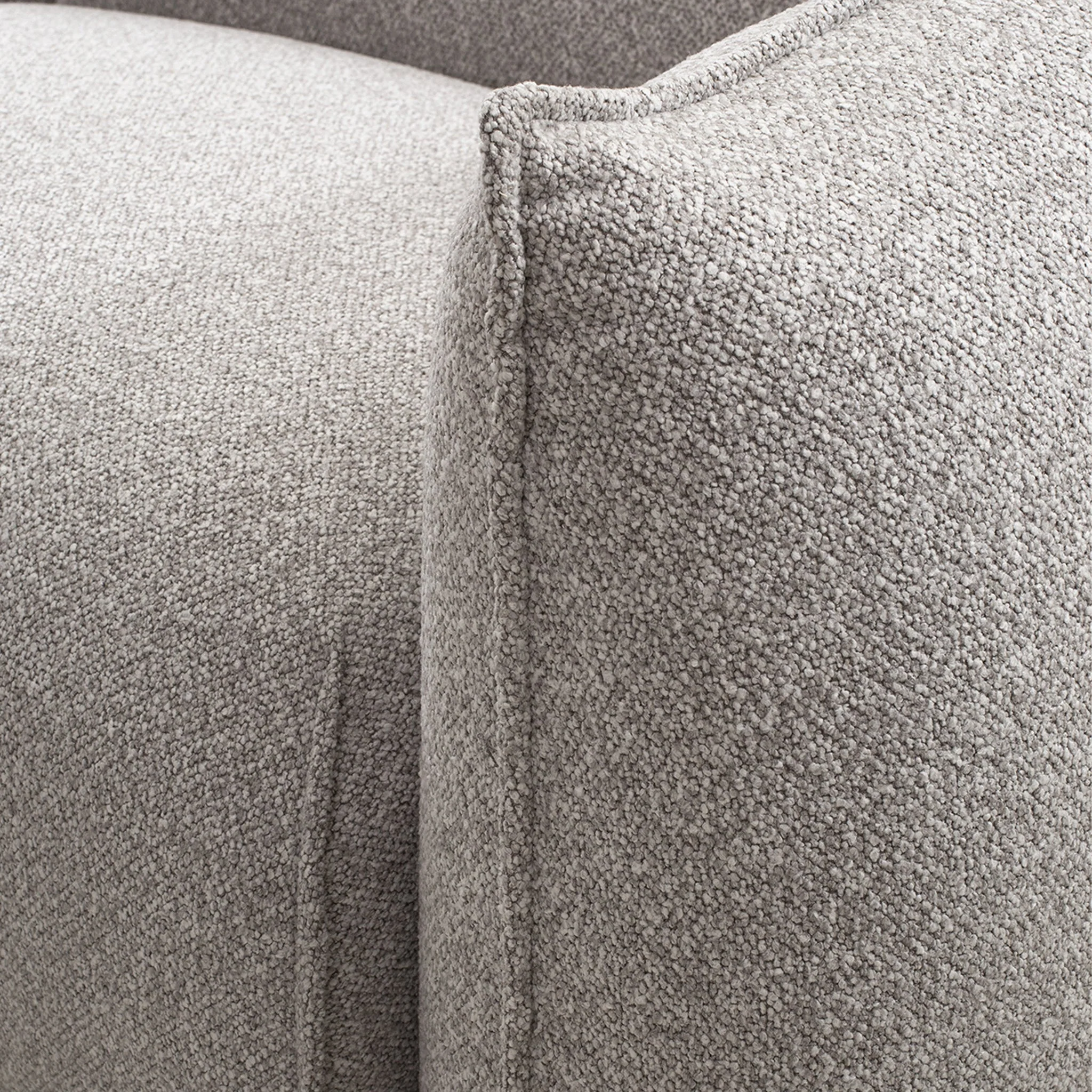 CLC10238-IG 3 Seater Left Chaise Sofa - Clay Grey - Image 11
