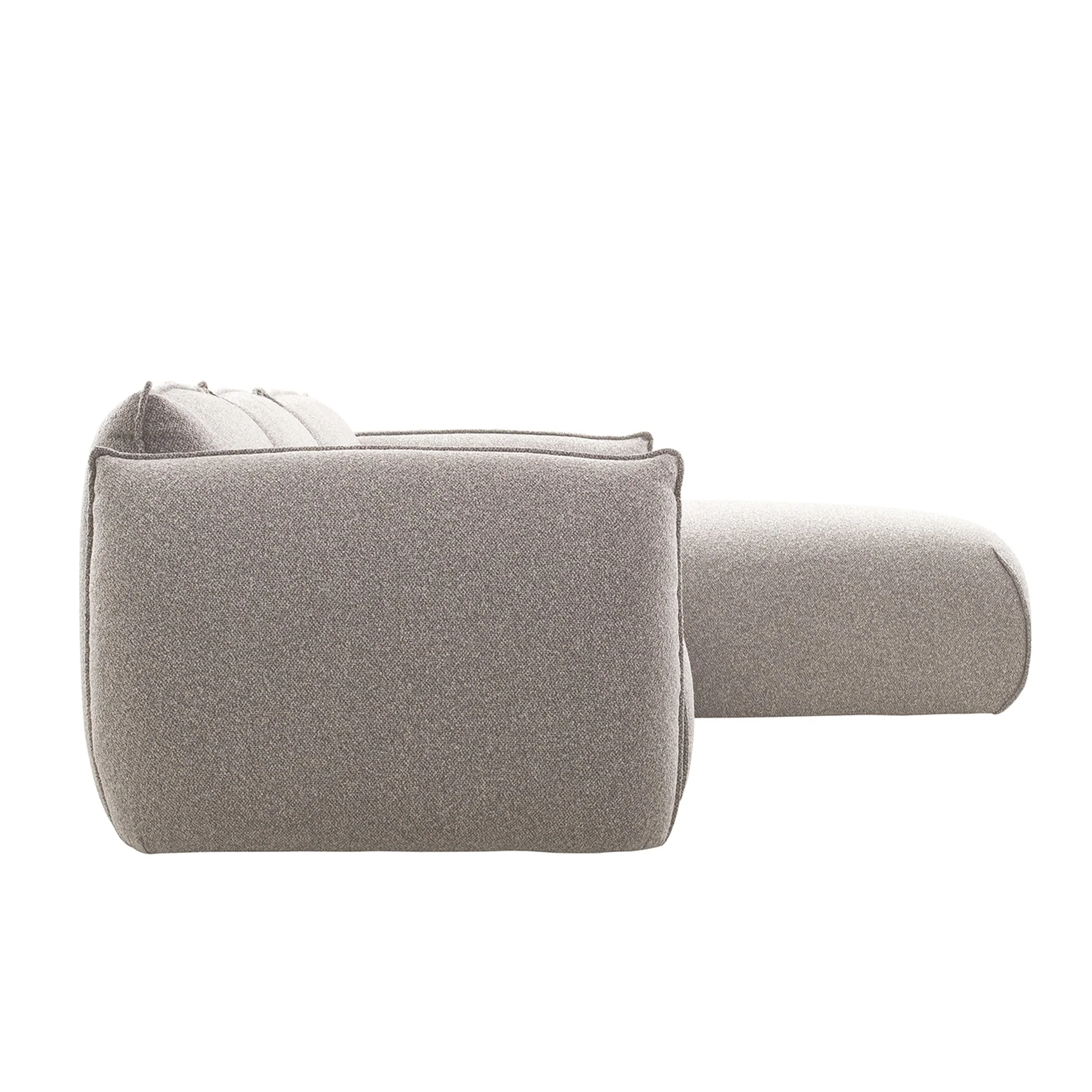 CLC10239-IG 3 Seater Right Chaise Sofa - Clay Grey - Image 4
