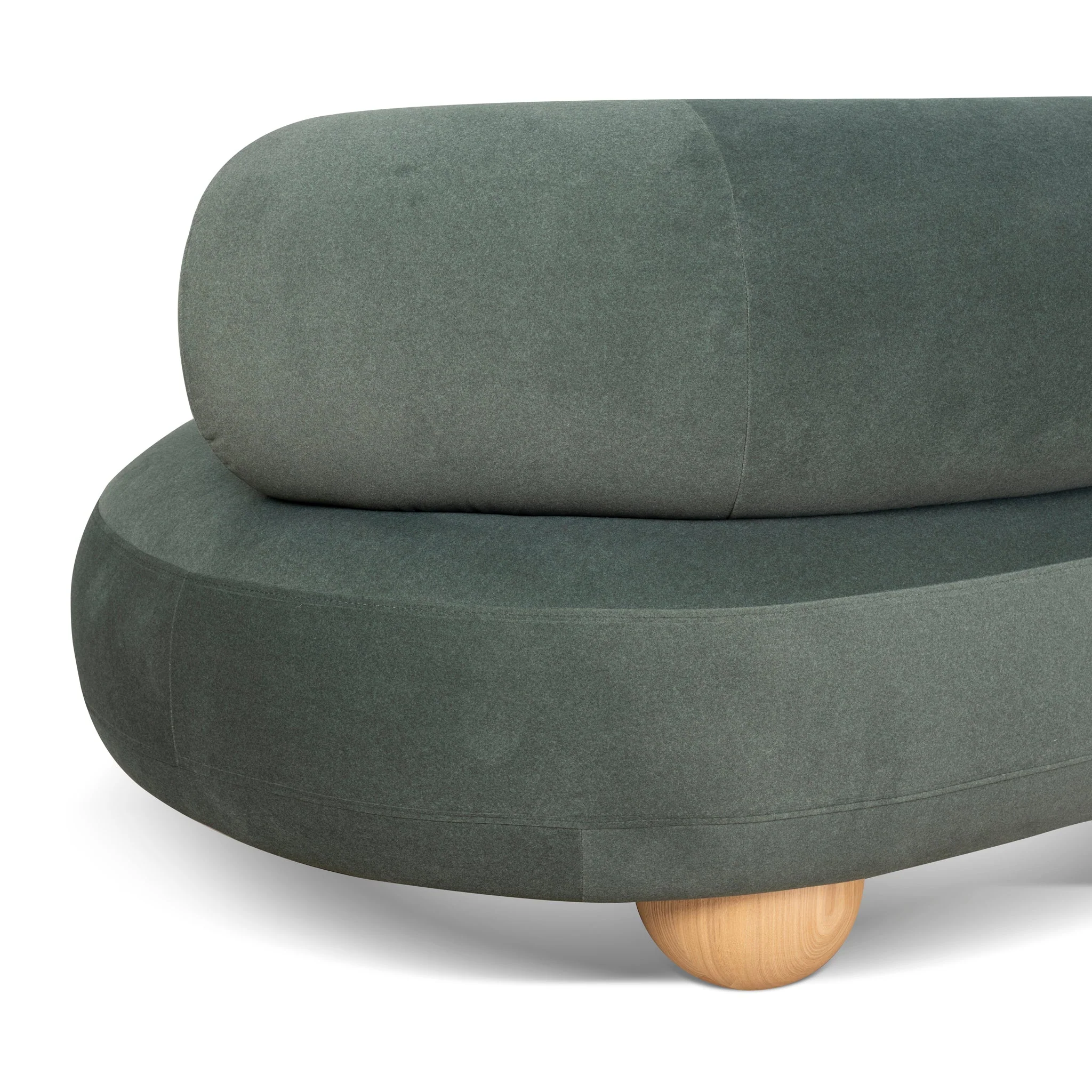 CLC10265-CA 3 Seater Sofa - Burnt Green - Image 10