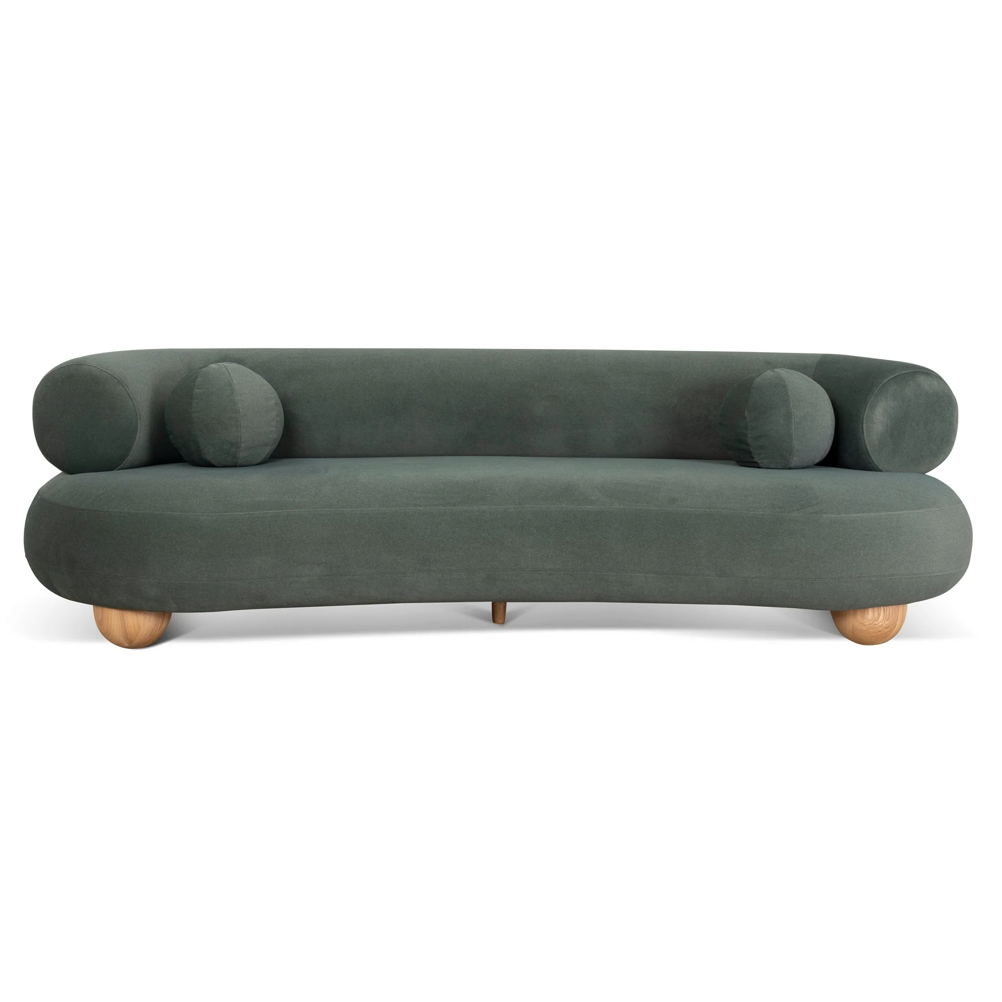 CLC10265-CA 3 Seater Sofa - Burnt Green - Image 2