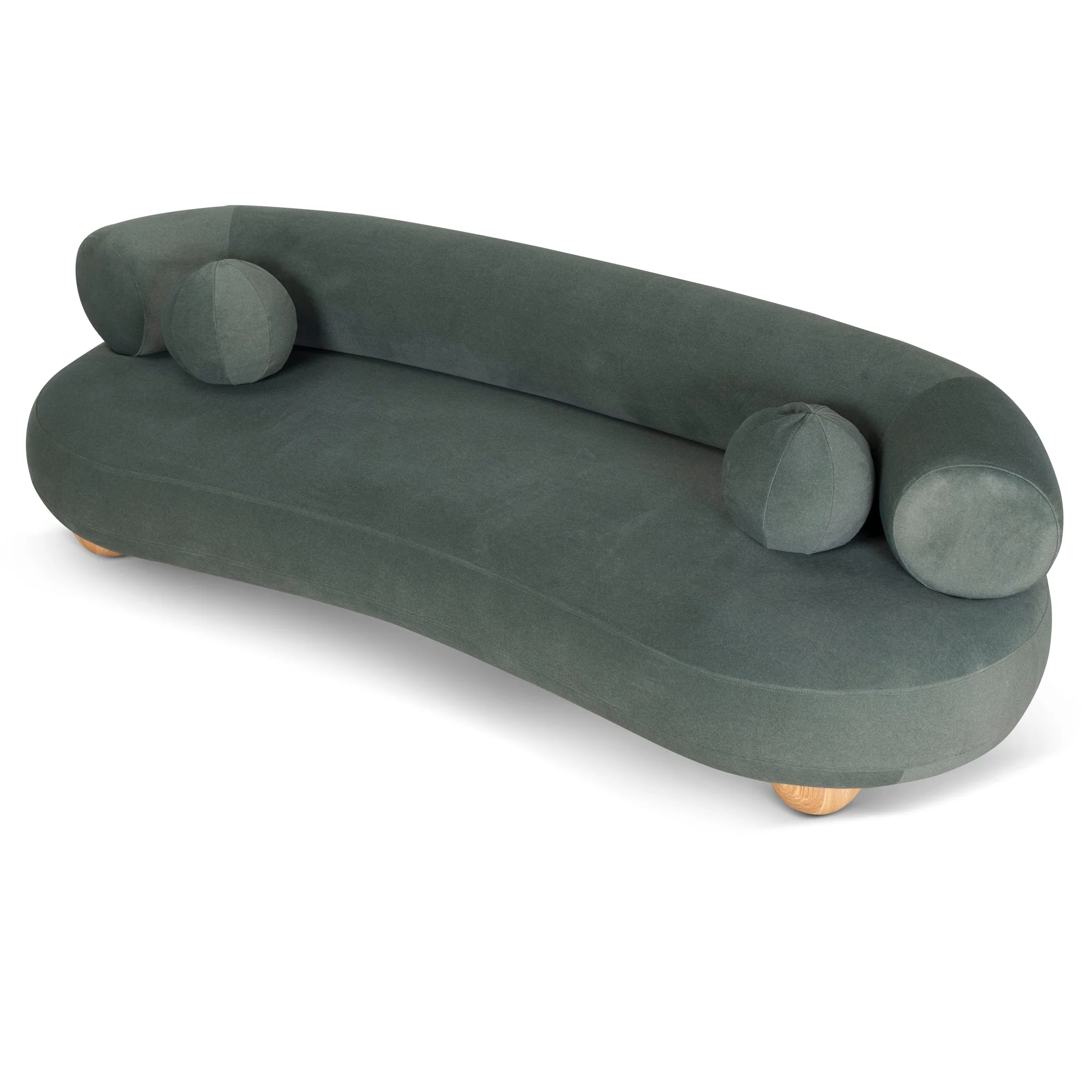 CLC10265-CA 3 Seater Sofa - Burnt Green - Image 4