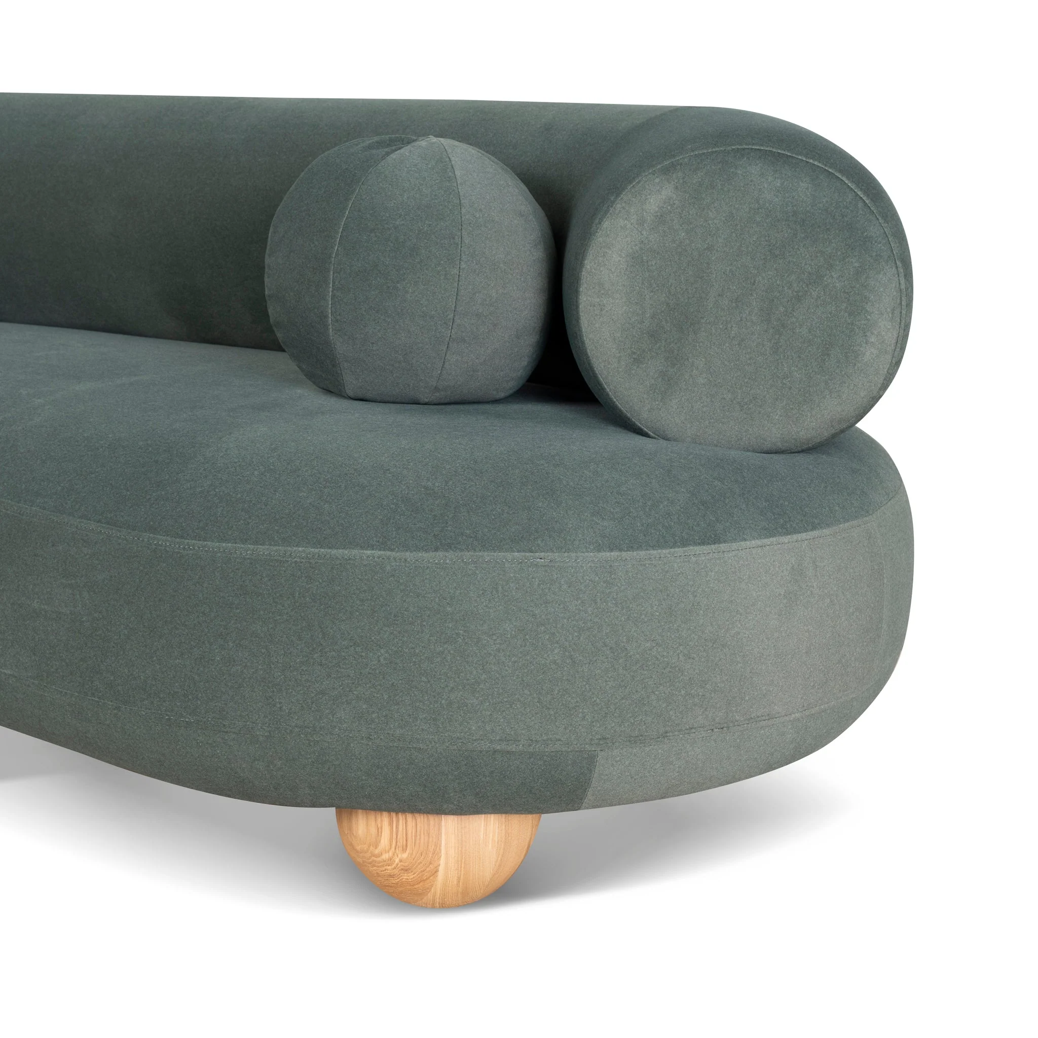 CLC10265-CA 3 Seater Sofa - Burnt Green - Image 8