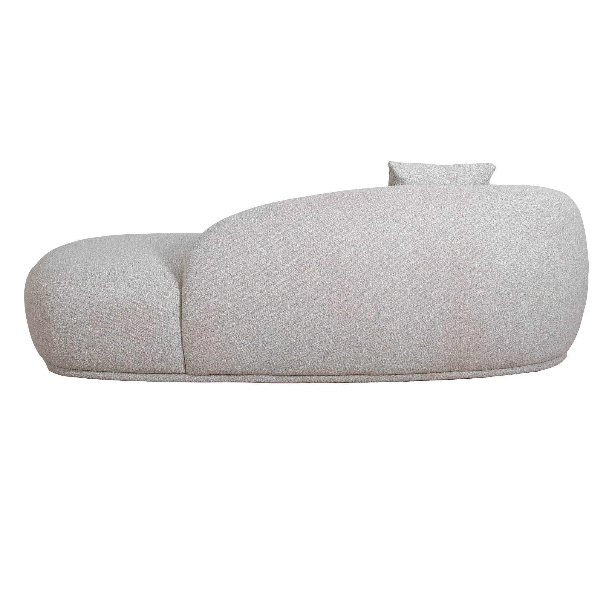 CLC10266-DW 3 Seater Fabric Sofa - Clay Grey - Image 4