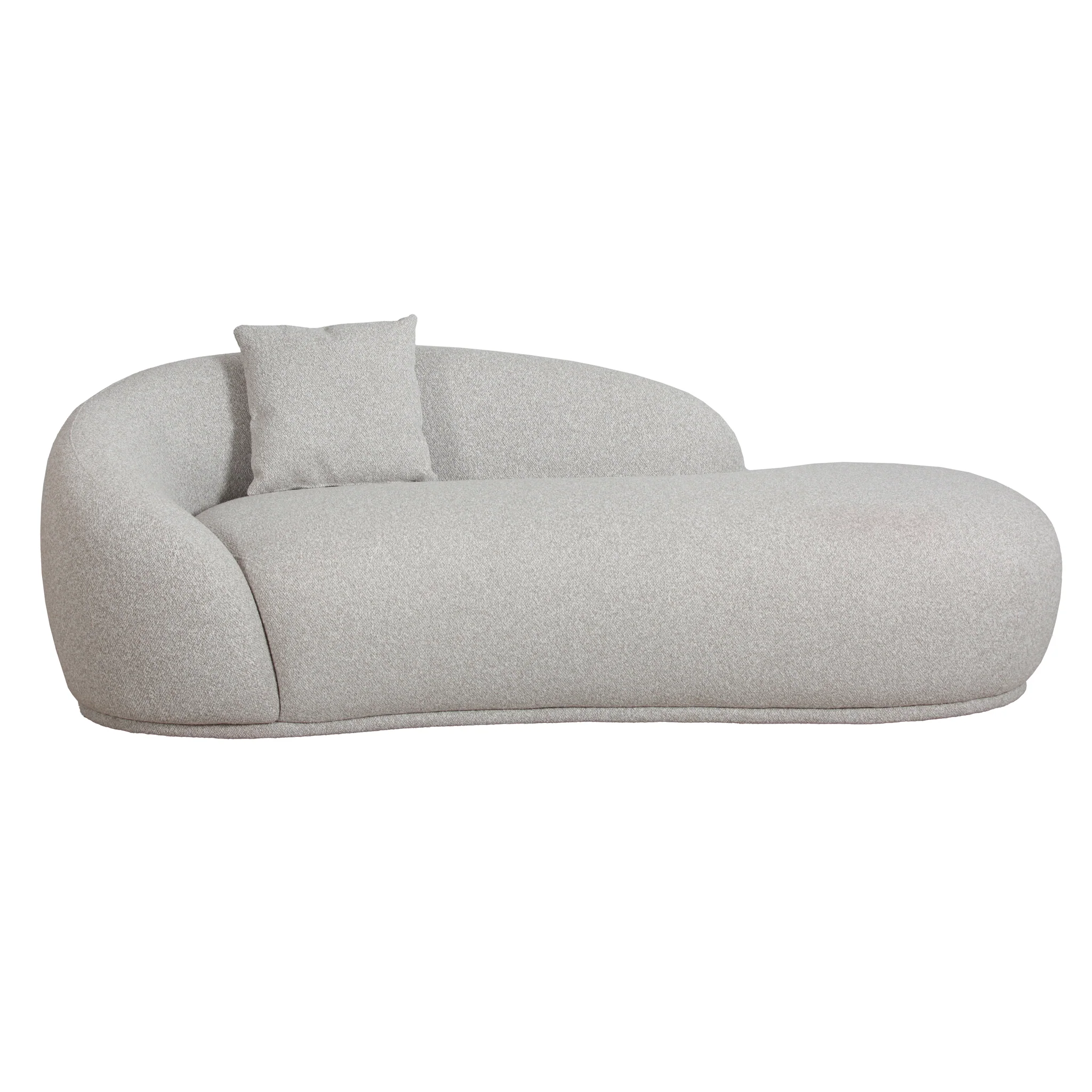 CLC10266-DW 3 Seater Fabric Sofa - Clay Grey - Image 6