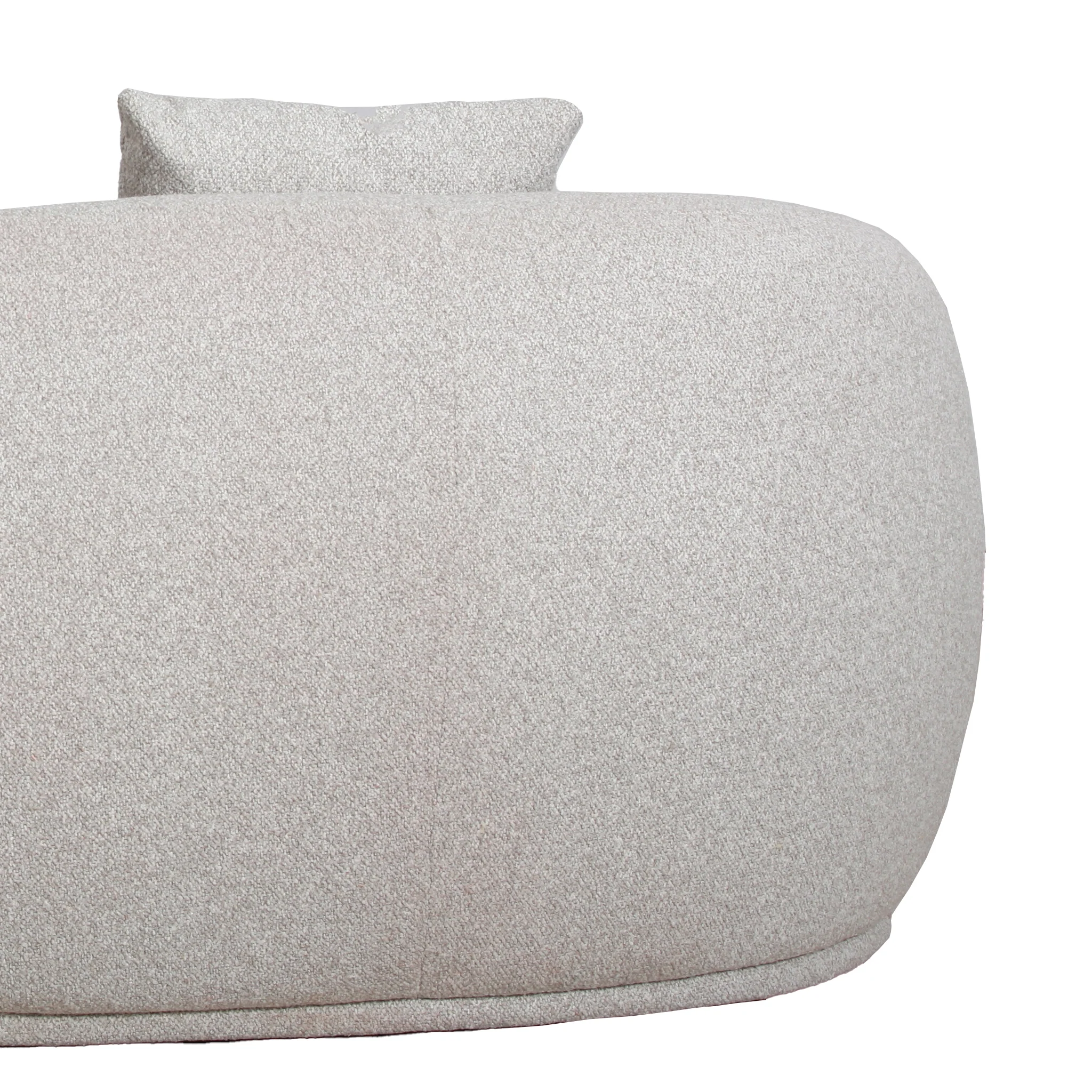 CLC10266-DW 3 Seater Fabric Sofa - Clay Grey - Image 9