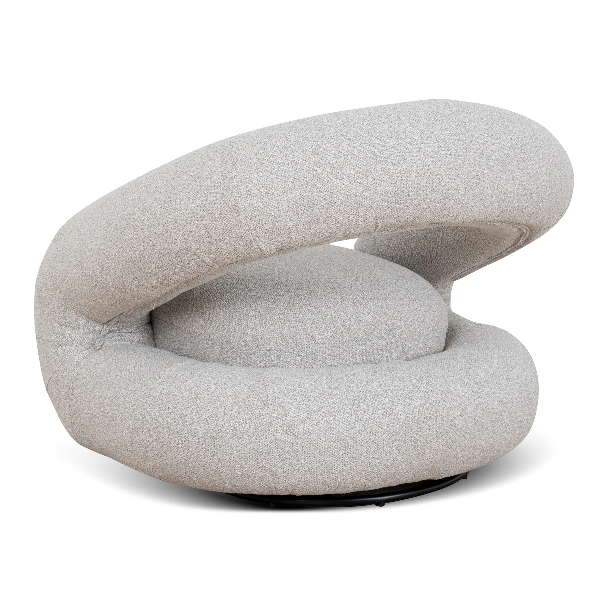 CLC10271-FS Swivel Armchair - Clay Grey - Image 4