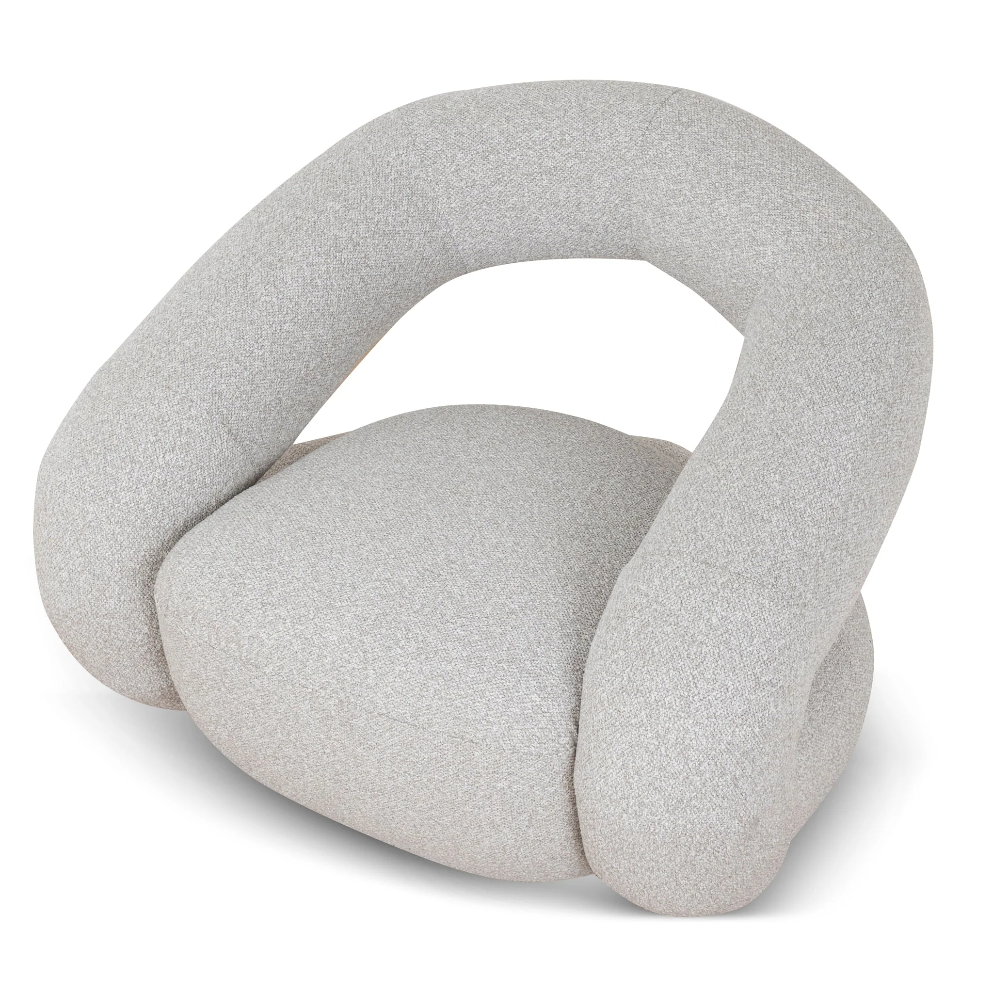 CLC10271-FS Swivel Armchair - Clay Grey - Image 6