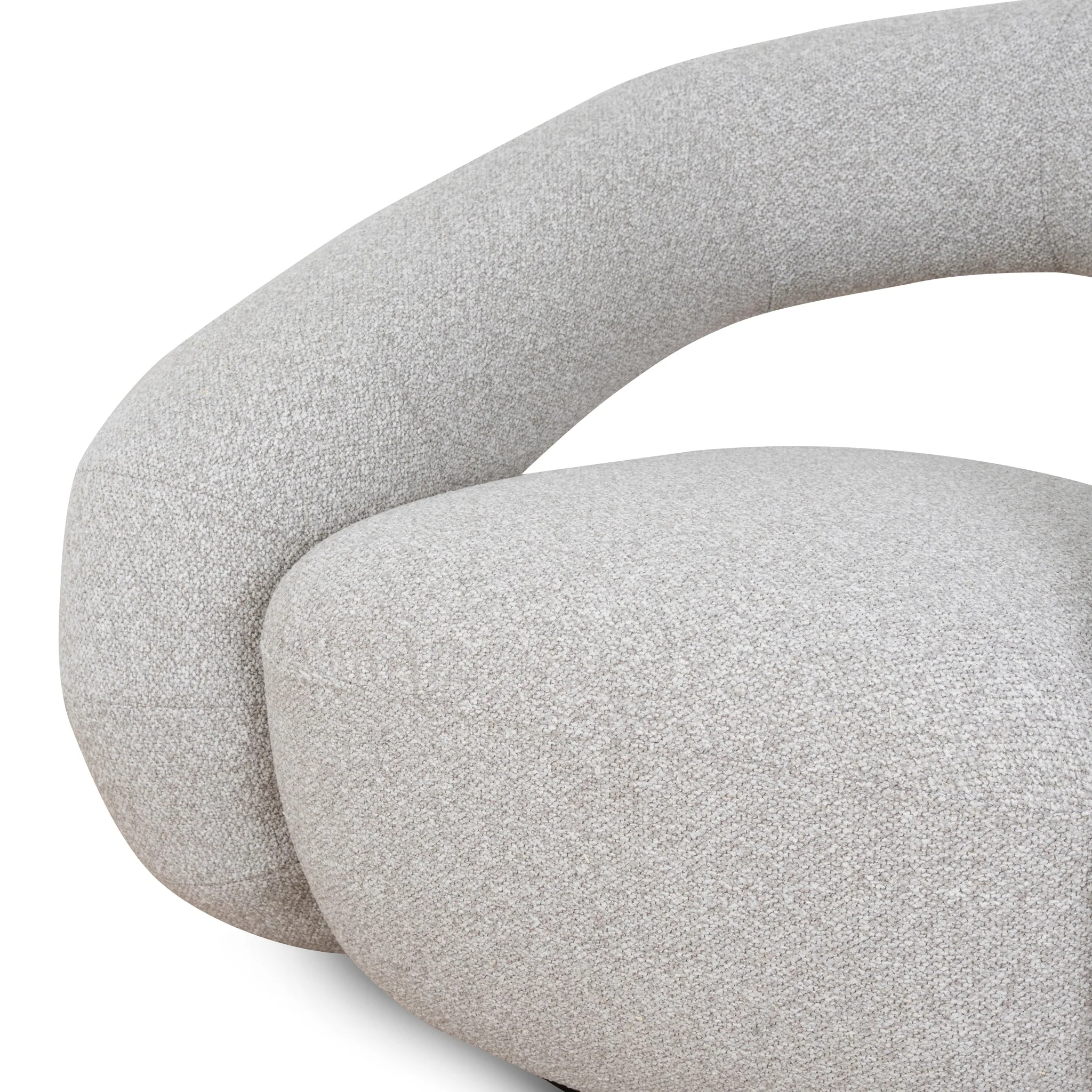 CLC10271-FS Swivel Armchair - Clay Grey - Image 8