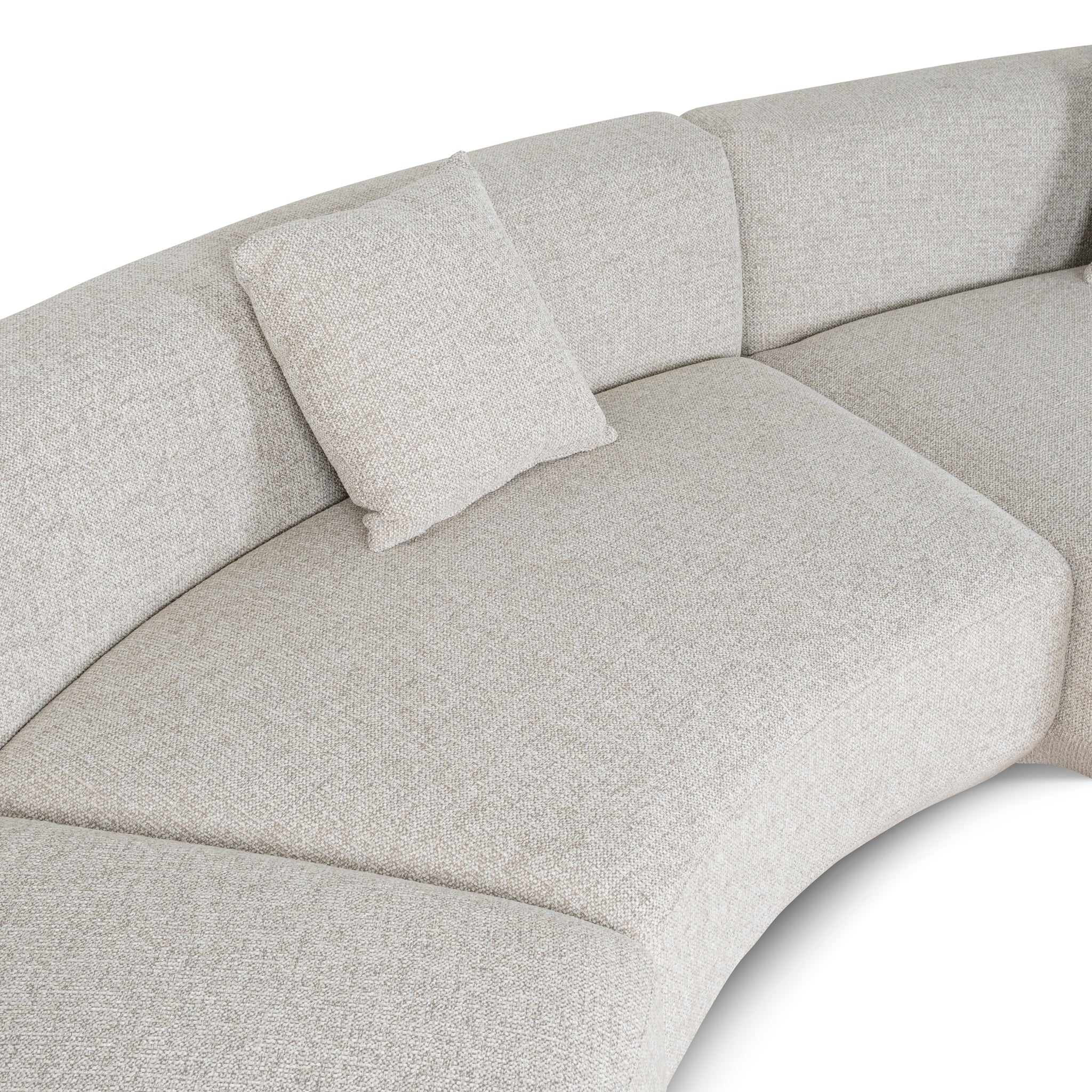 CLC10272-FS Modular Right Chaise Sofa - Coral Natural Linen - Image 11