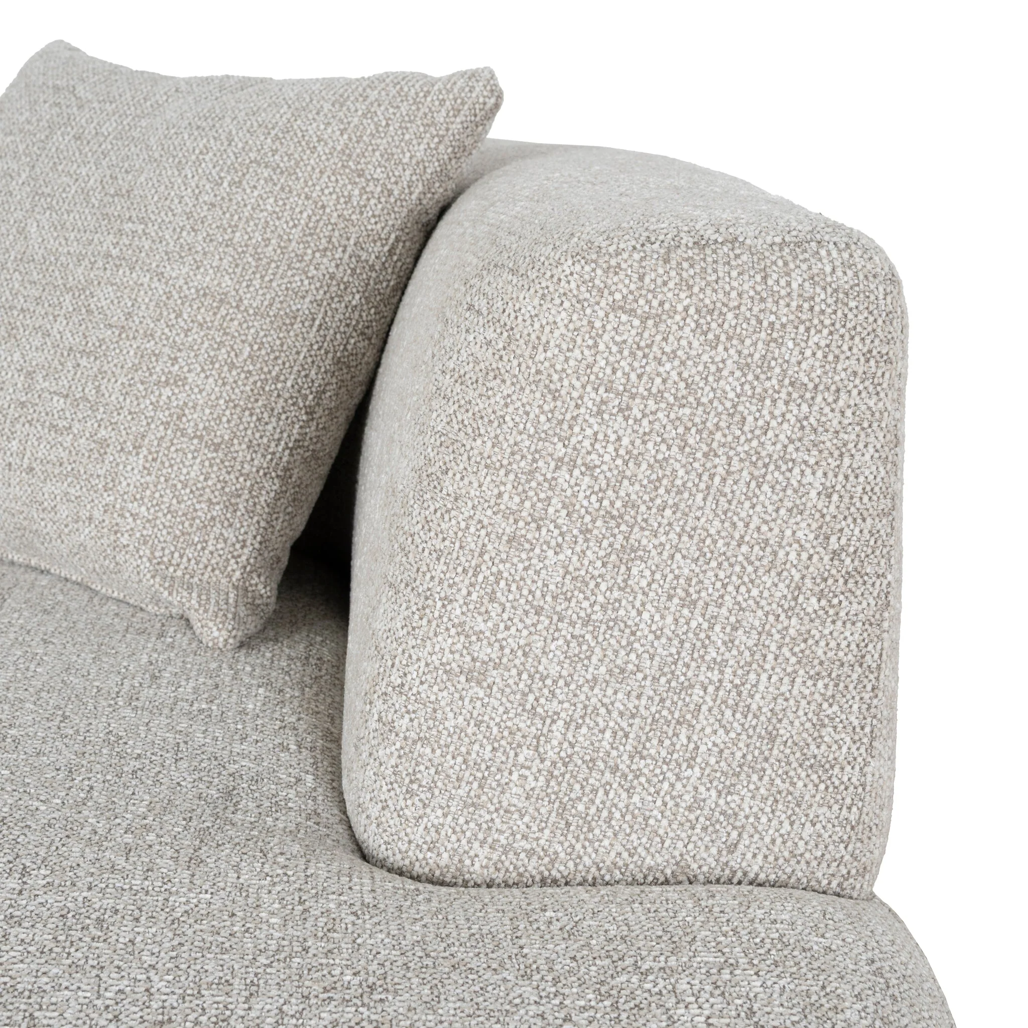 CLC10272-FS Modular Right Chaise Sofa - Coral Natural Linen - Image 12