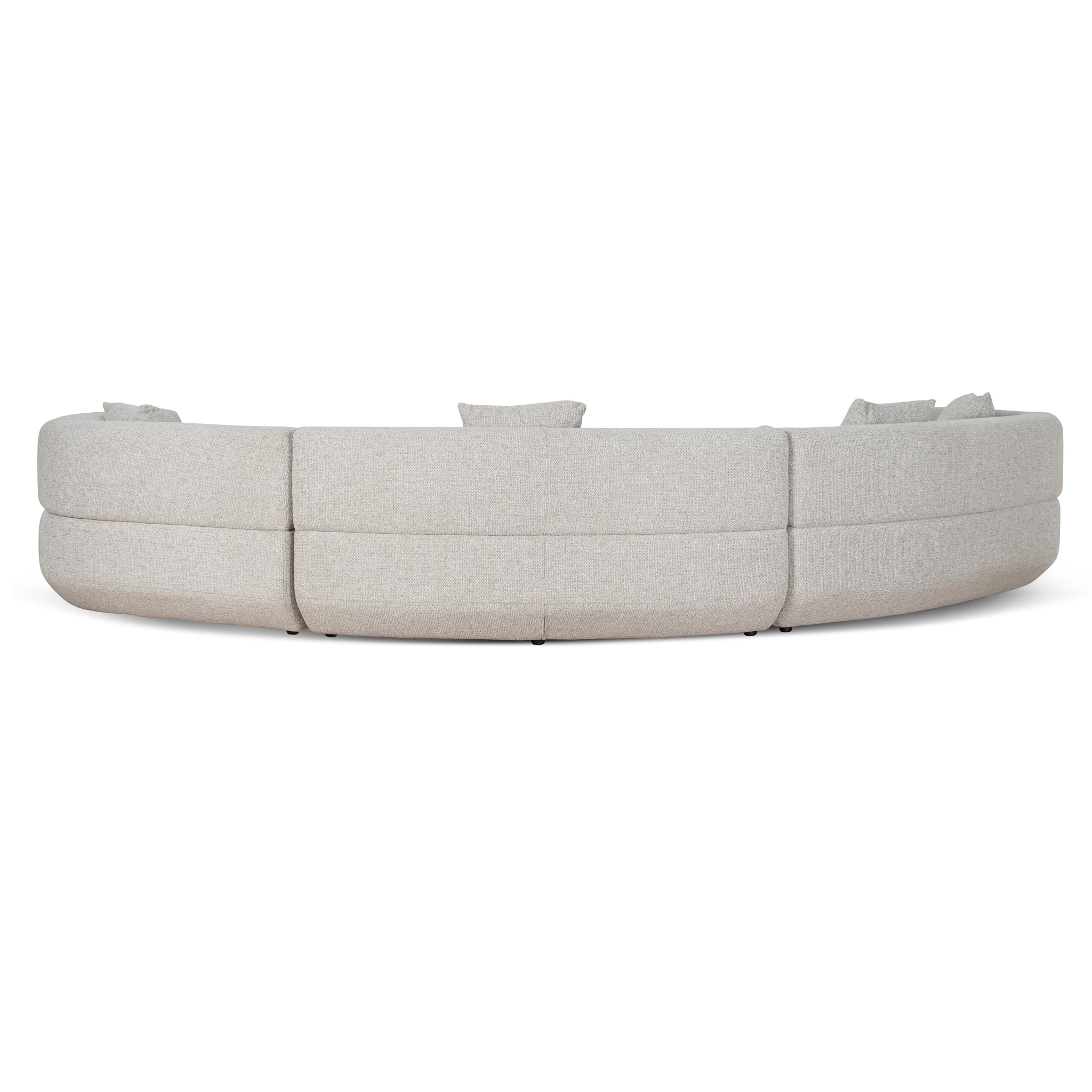 CLC10272-FS Modular Right Chaise Sofa - Coral Natural Linen - Image 8