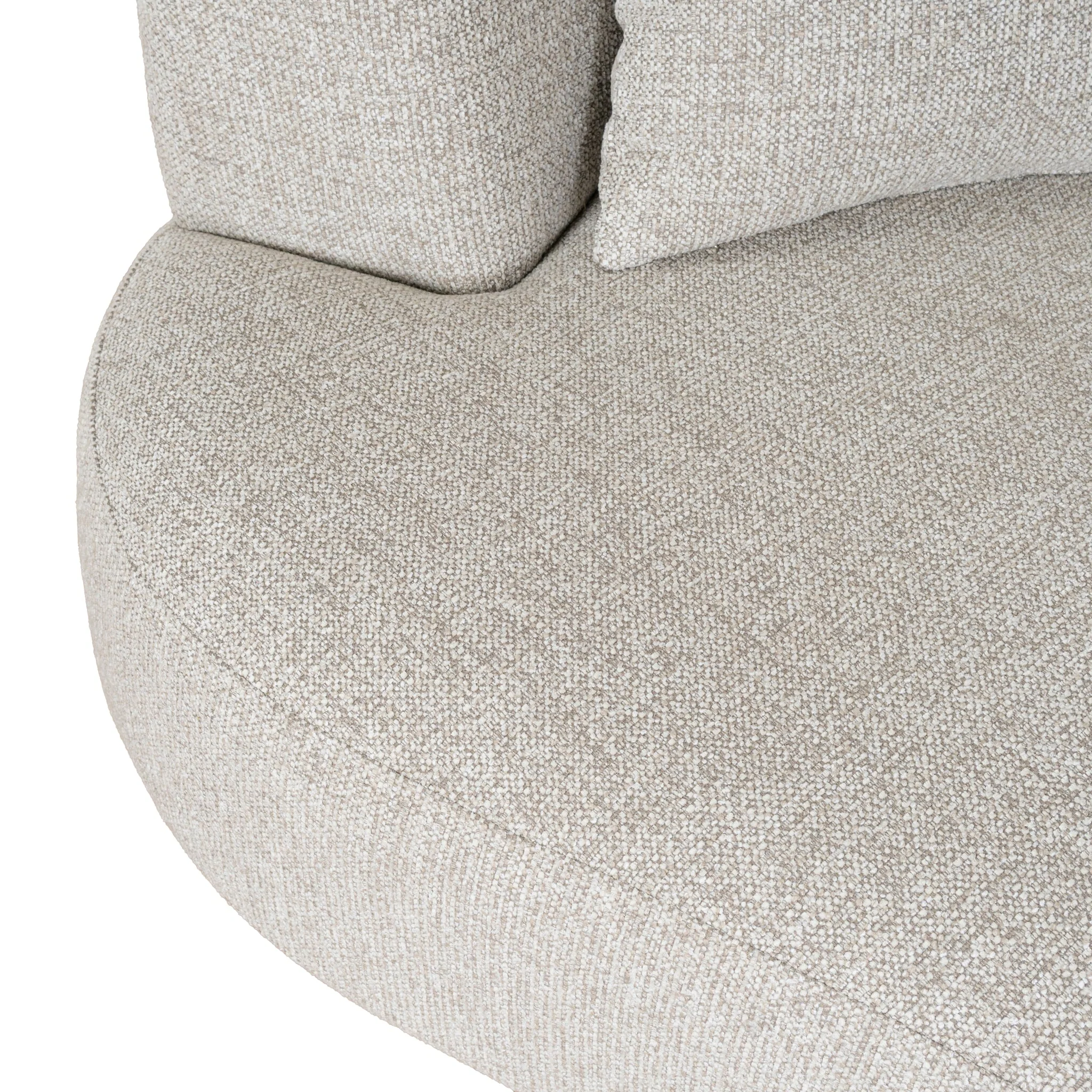 CLC10274-FS 3 Seater Sofa - Coral Natural Linen - Image 16