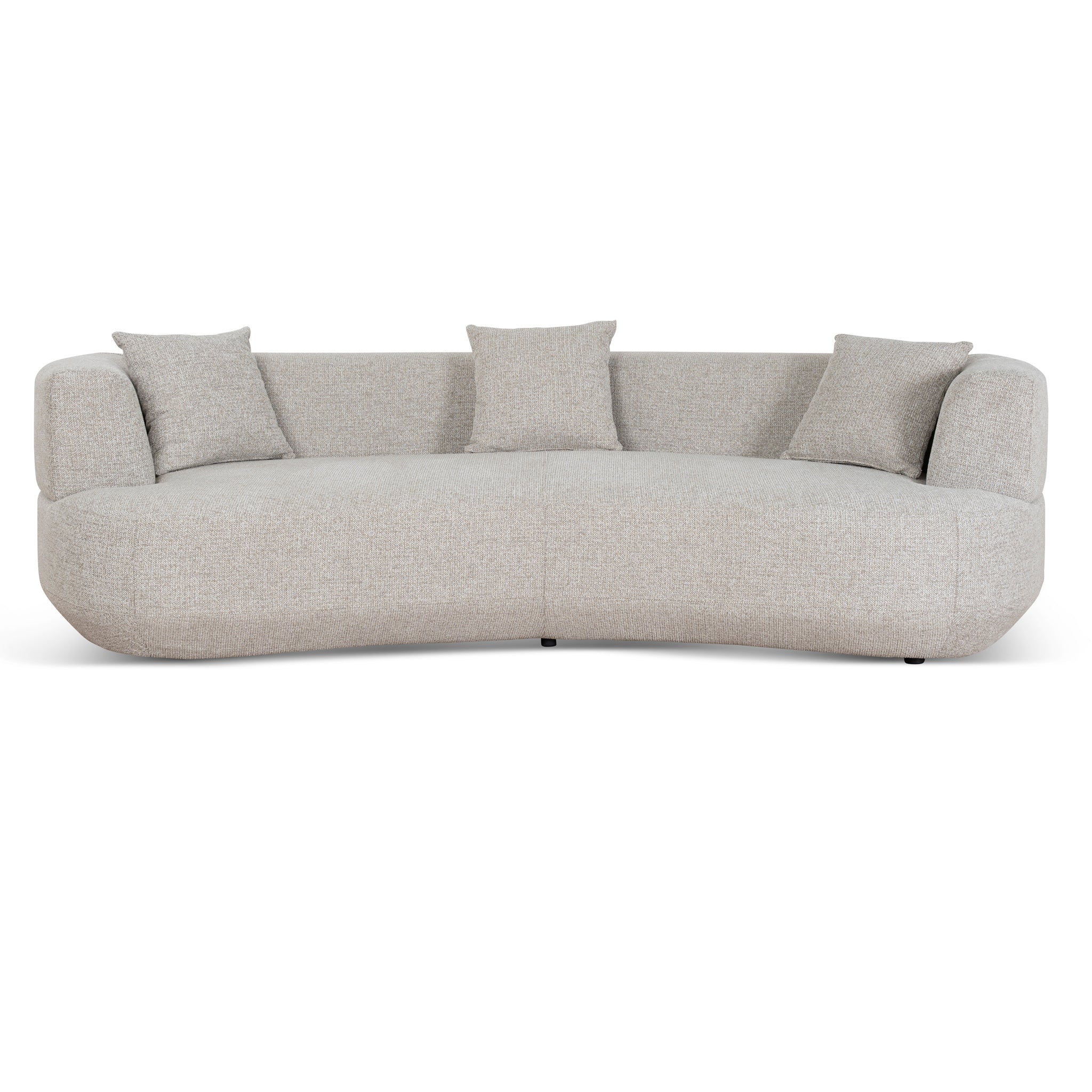 CLC10274-FS 3 Seater Sofa - Coral Natural Linen - Image 3