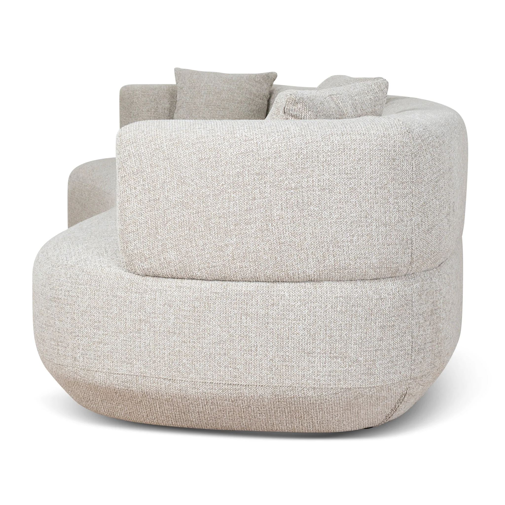 CLC10274-FS 3 Seater Sofa - Coral Natural Linen - Image 5