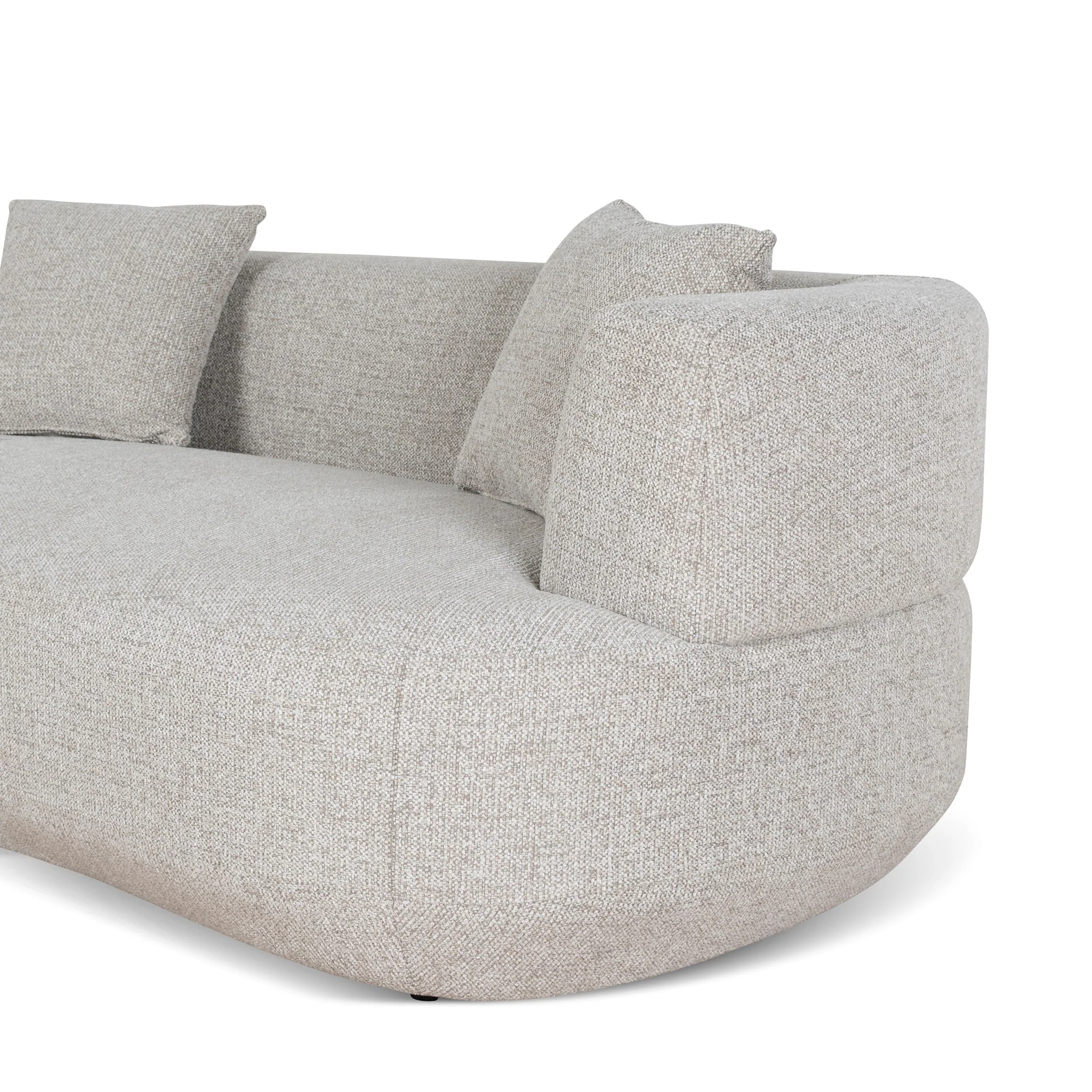 CLC10274-FS 3 Seater Sofa - Coral Natural Linen - Image 8
