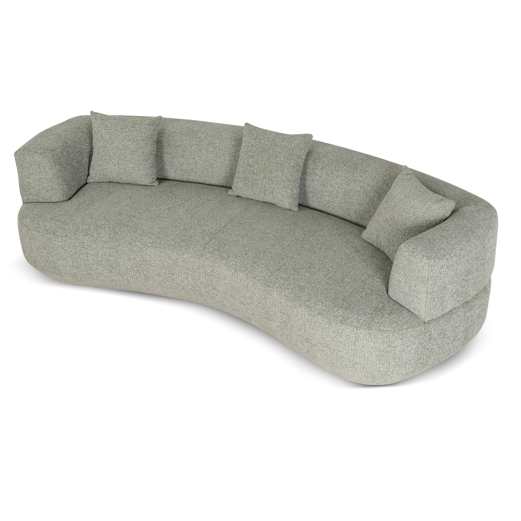 CLC10275-FS 3 Seater Sofa - Coral Light Green - Image 4