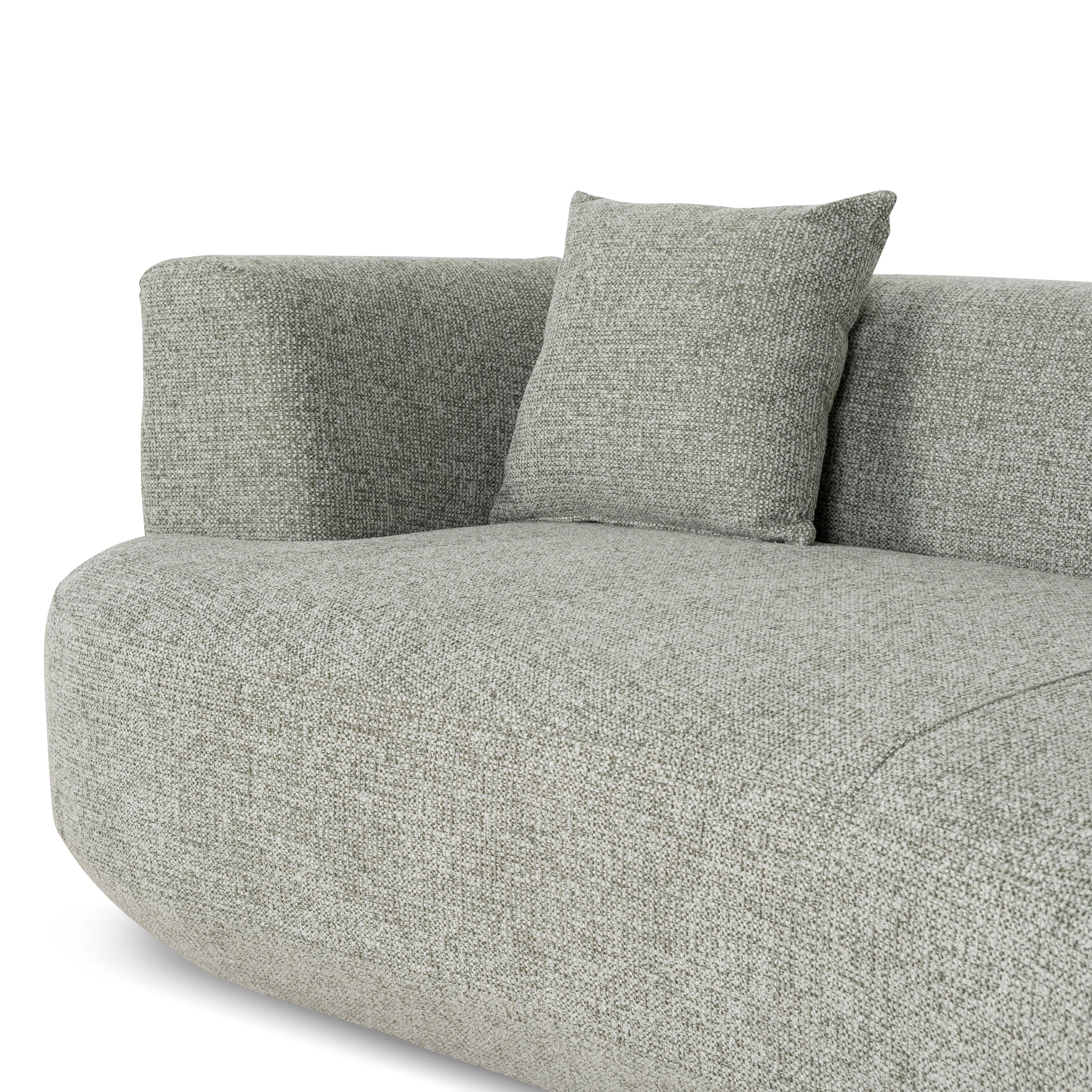 CLC10275-FS 3 Seater Sofa - Coral Light Green - Image 8