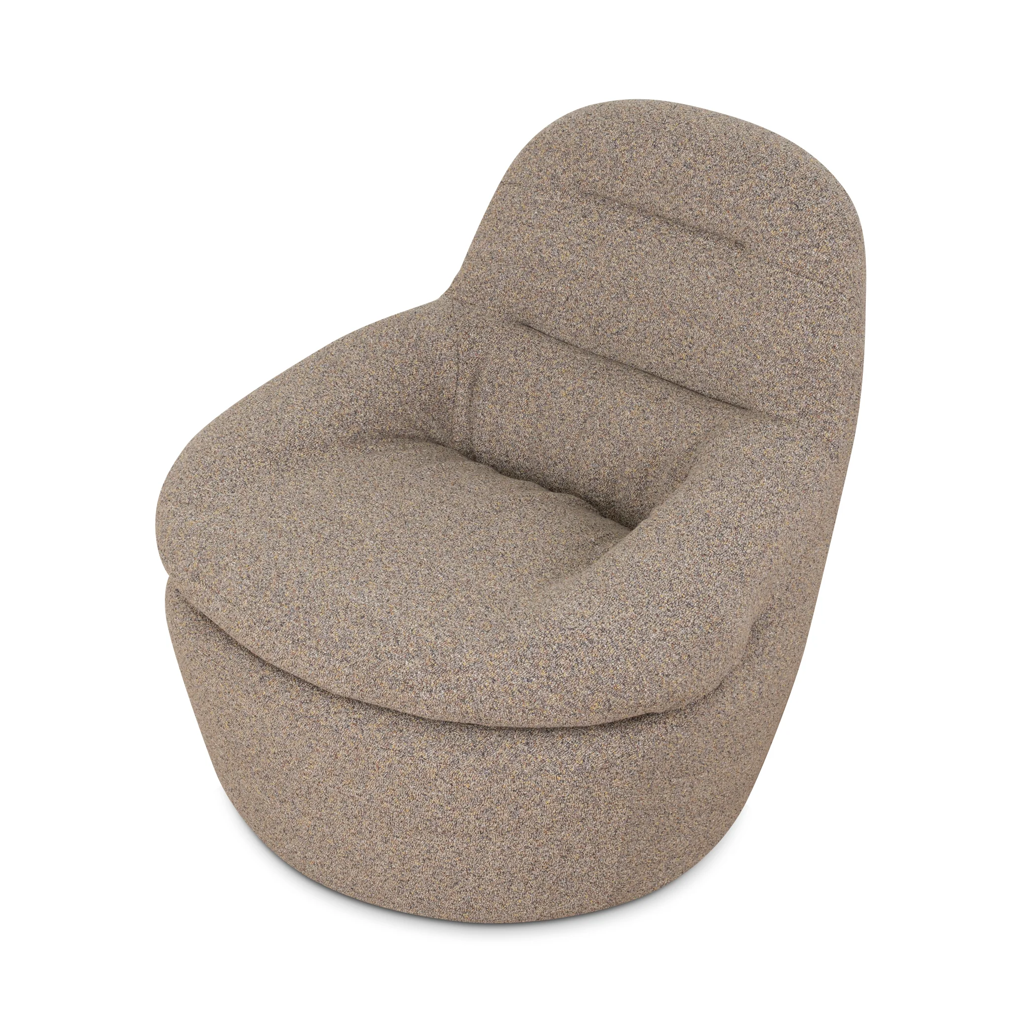 CLC10346-FH Swivel Lounge Chair - Granite Boucle - Image 6