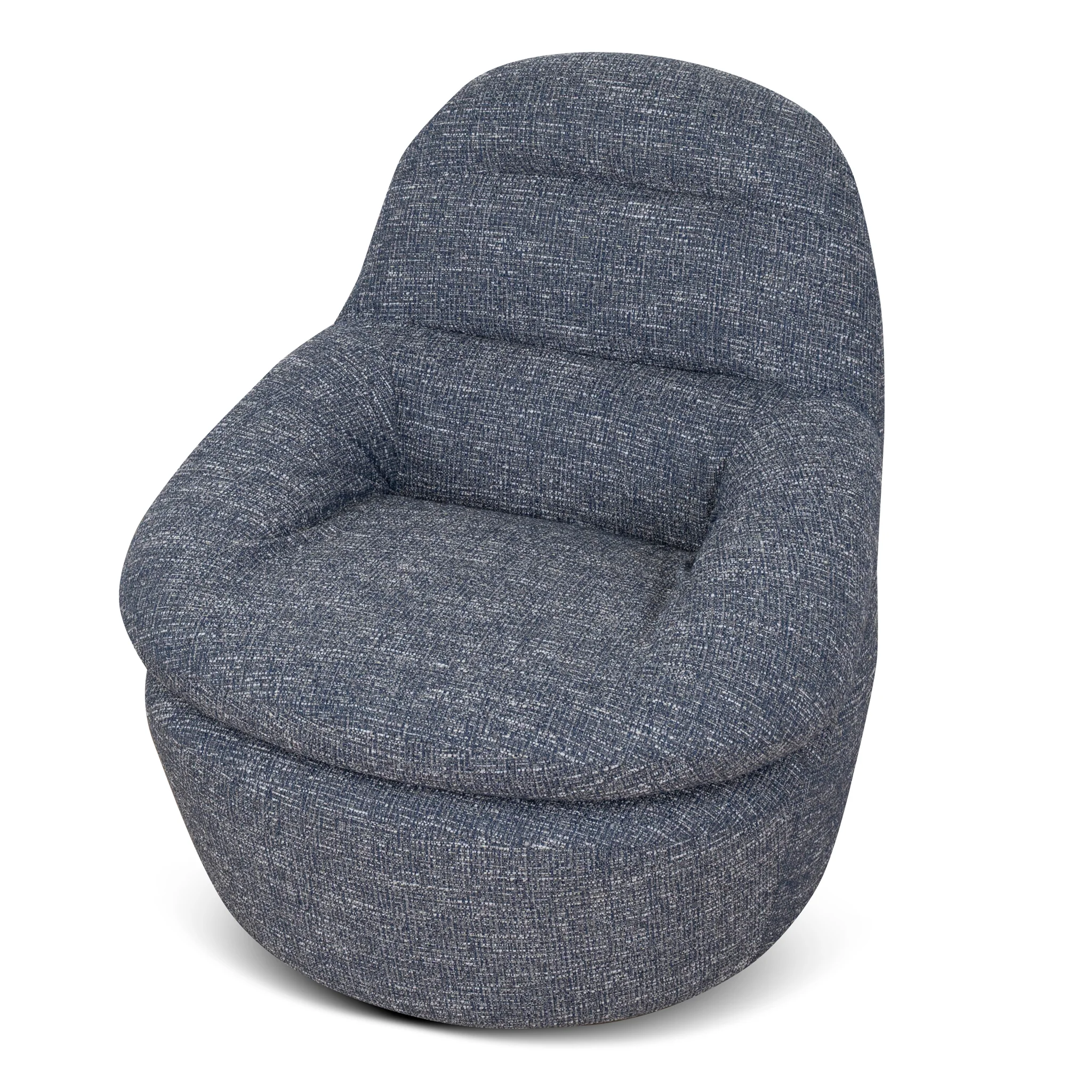 CLC10348-FH Swivel Lounge Chair - Prussian Blue - Image 6